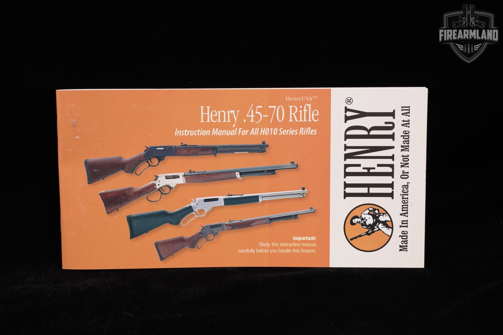 Henry H010BG H10 Big Boy 45-70 22" Polished Brass & Walnut +ORIG BOX-img-21