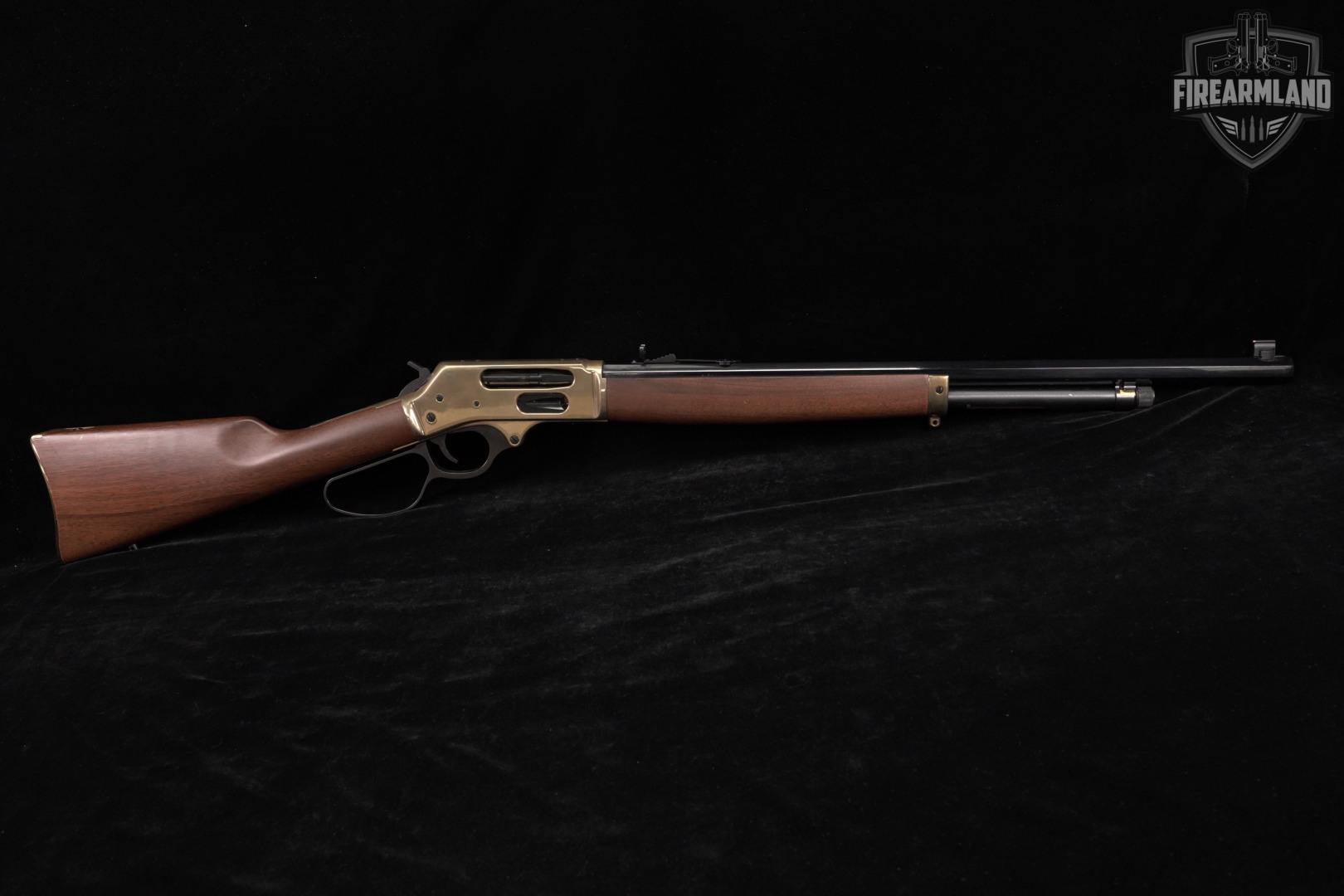 Henry H010BG H10 Big Boy 45-70 22" Polished Brass & Walnut +ORIG BOX-img-3
