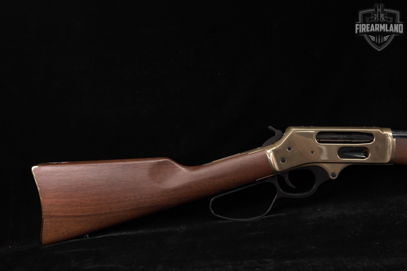 Henry H010BG H10 Big Boy 45-70 22" Polished Brass & Walnut +ORIG BOX-img-4
