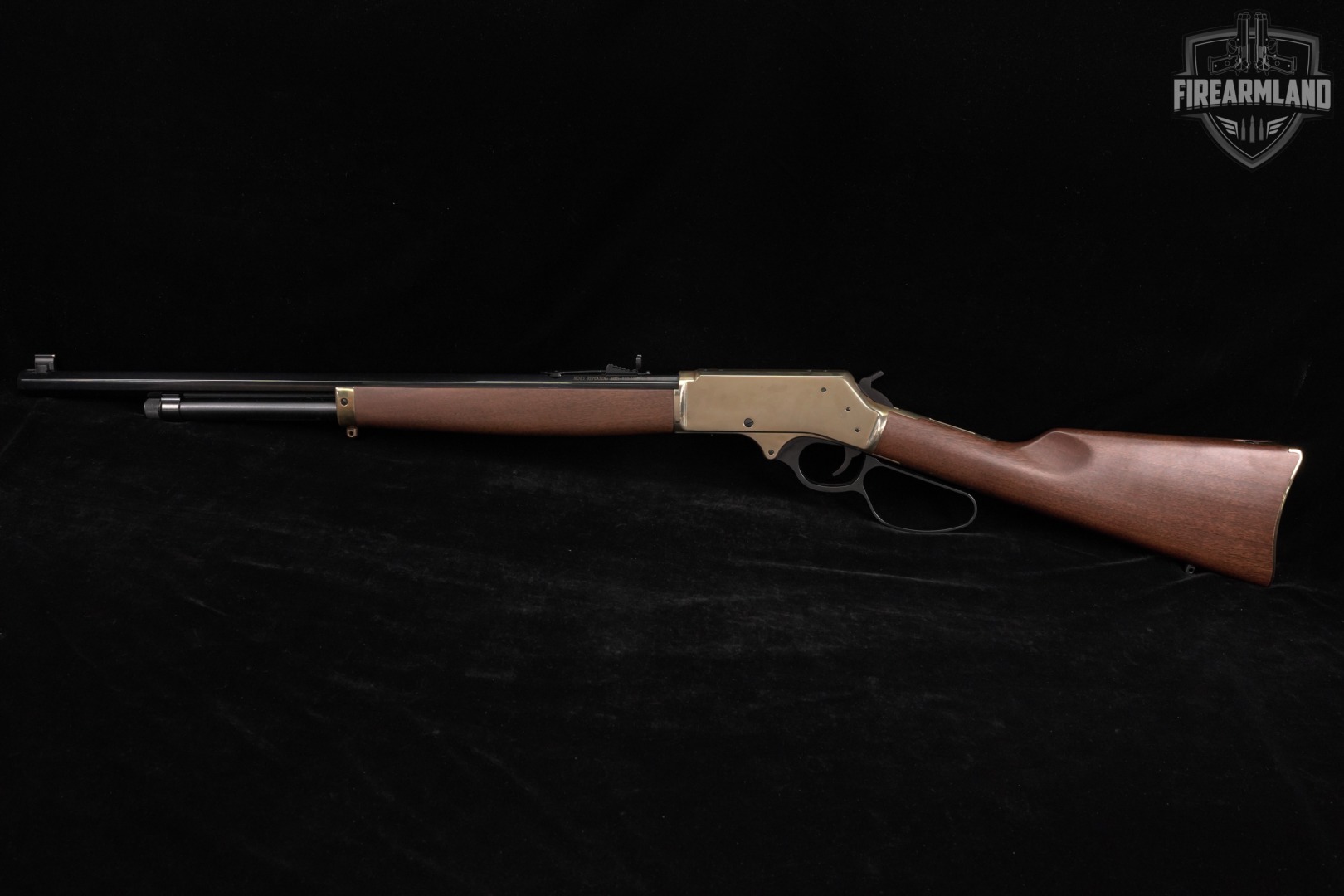 Henry H010BG H10 Big Boy 45-70 22" Polished Brass & Walnut +ORIG BOX-img-6
