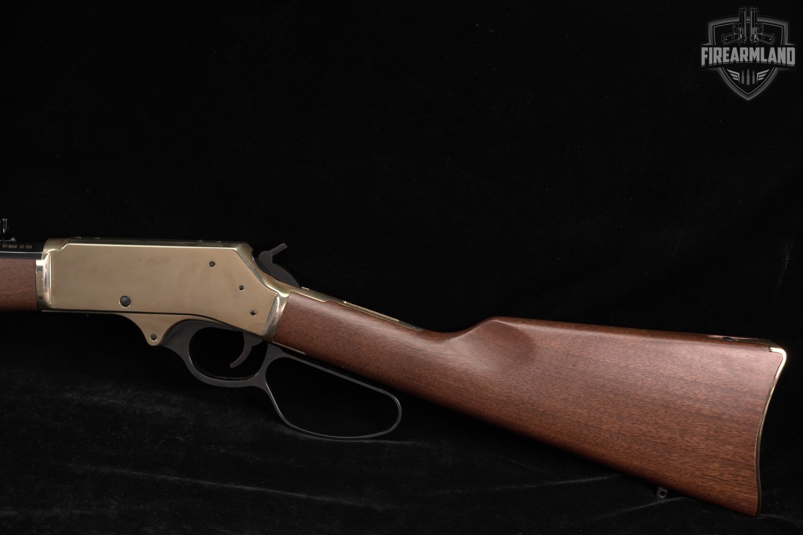 Henry H010BG H10 Big Boy 45-70 22" Polished Brass & Walnut +ORIG BOX-img-8