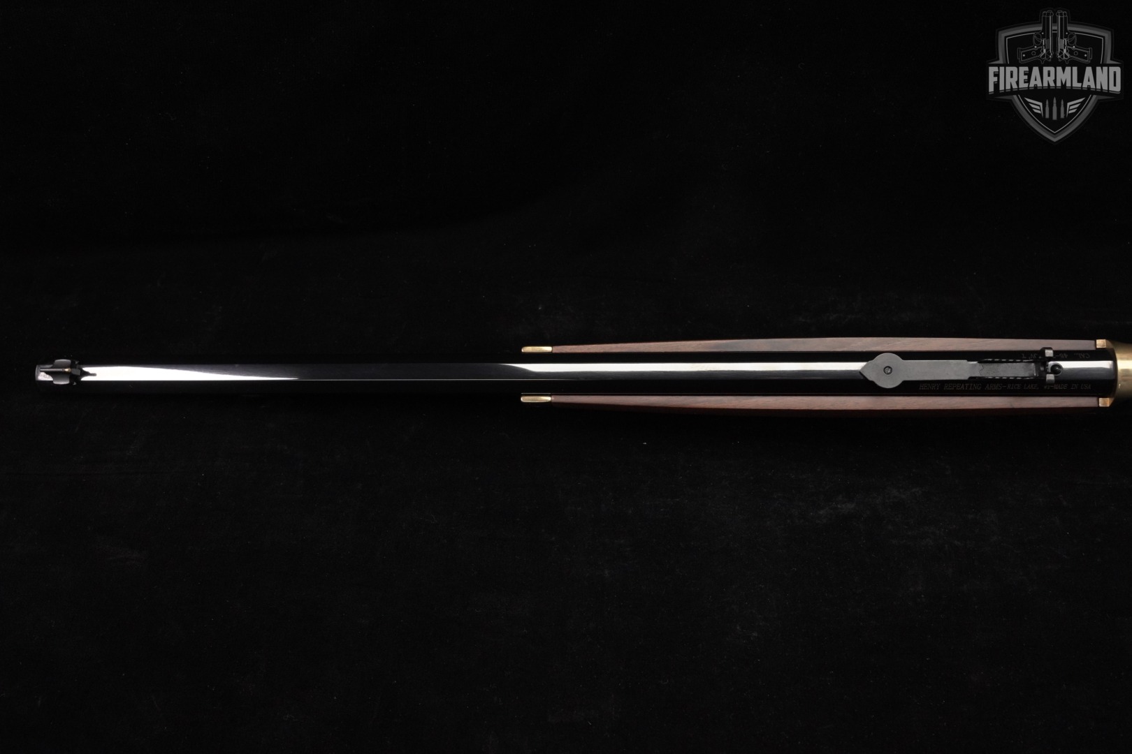 Henry H010BG H10 Big Boy 45-70 22" Polished Brass & Walnut +ORIG BOX-img-9