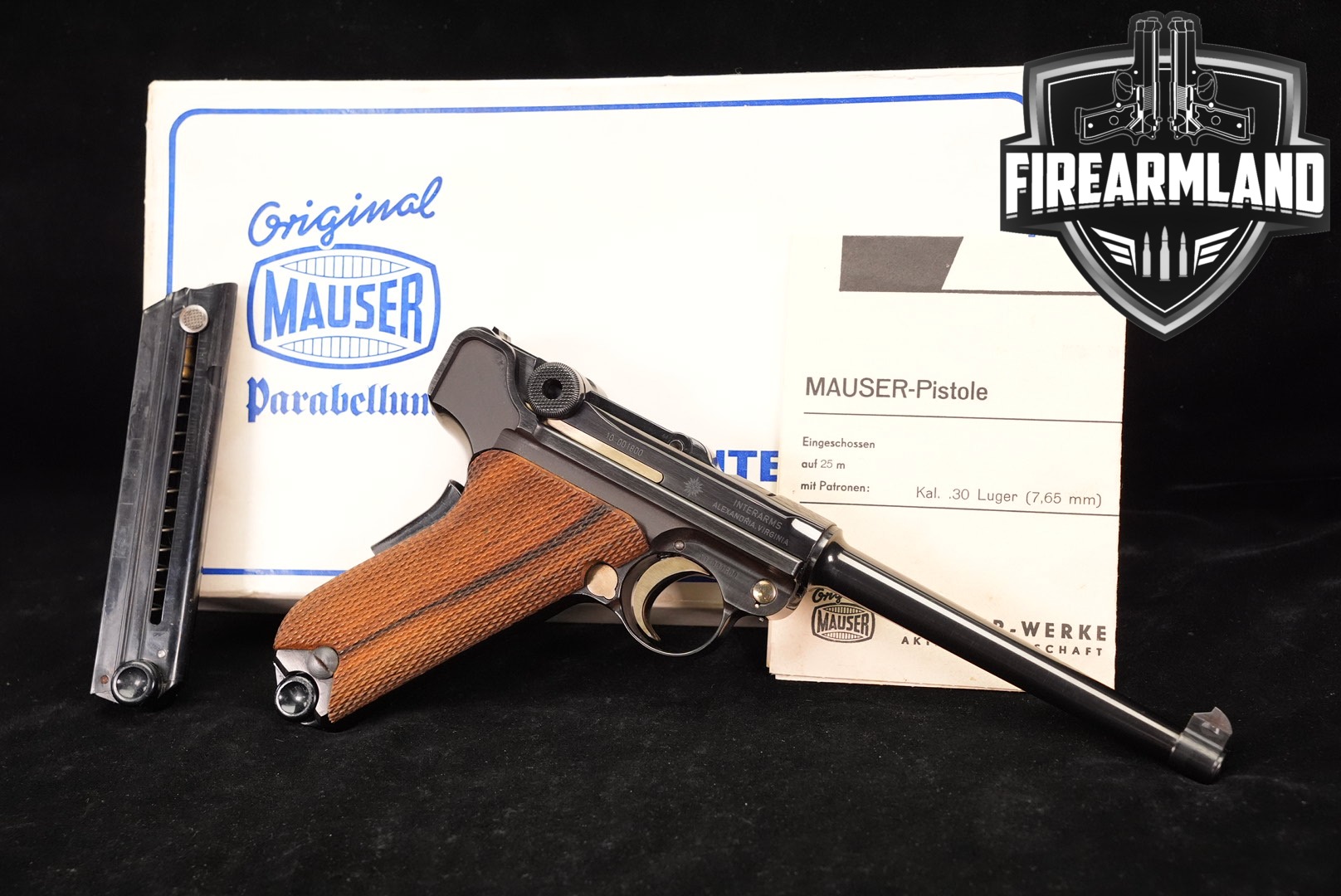 Mauser-Werke Parabellum P.08 American Eagle P08 Luger P-08 Interarms-img-0