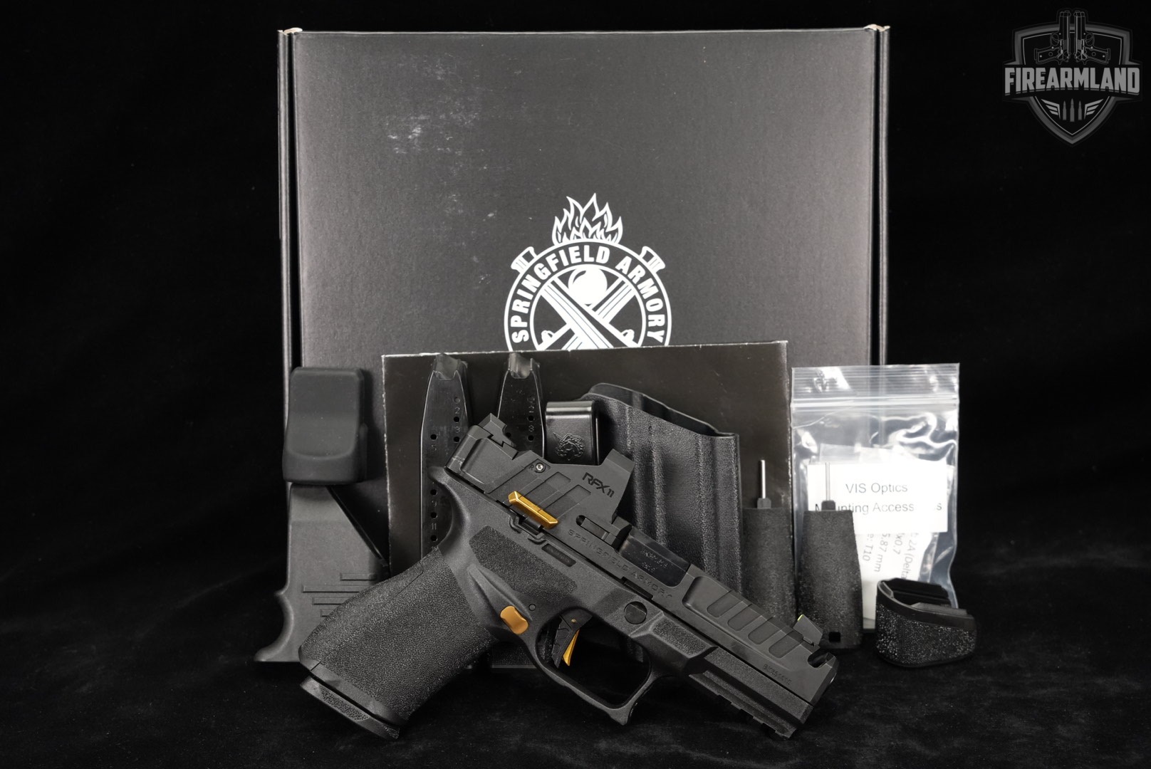 Springfield Armory Echelon 4.0C COMP 9mm 4" +3 MAGS, OG BOX, VIRIDIAN OPTIC-img-2