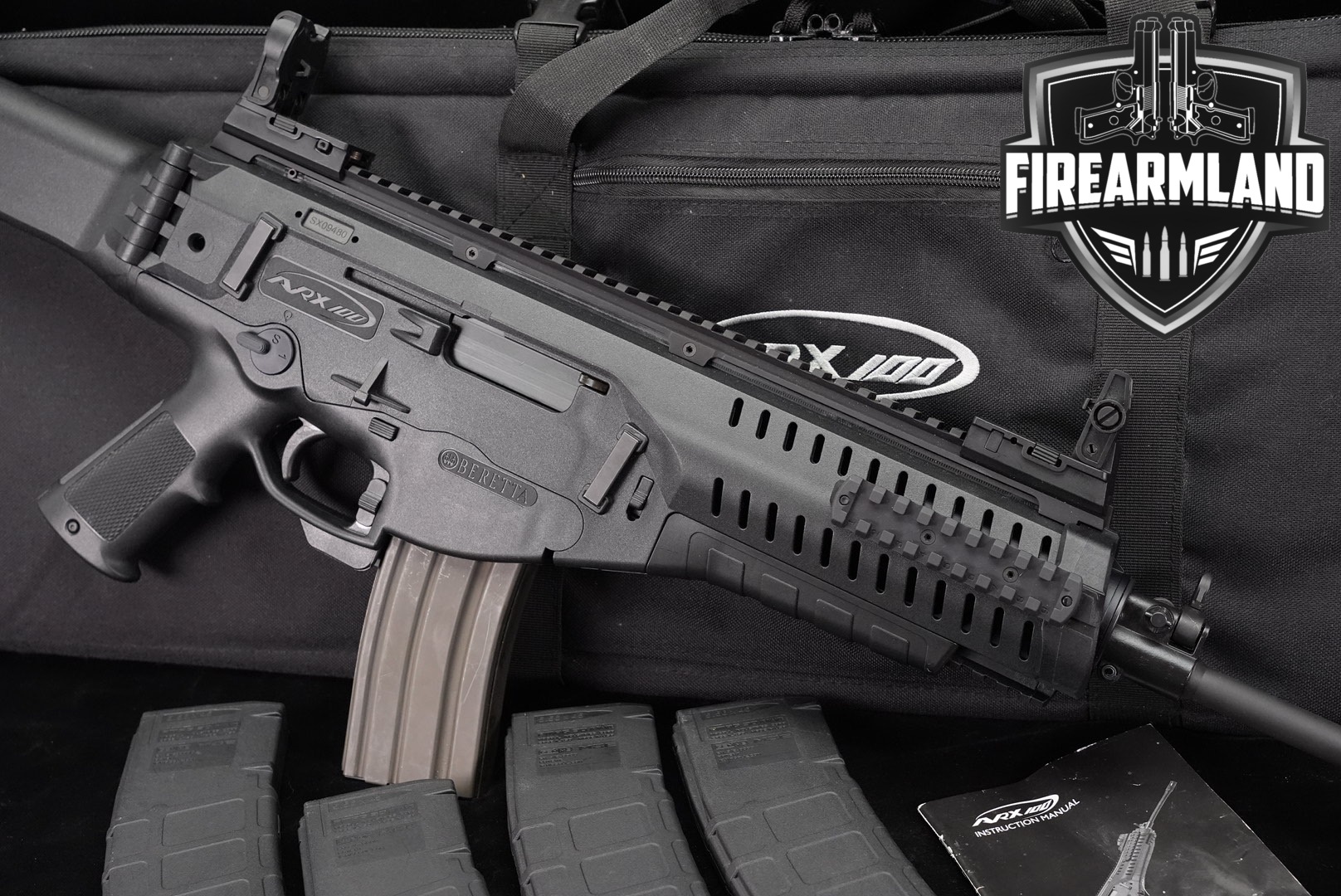 Beretta ARX100 5.56 NATO 16" ARX-100 +5 MAGS & ORIG CASE-img-0