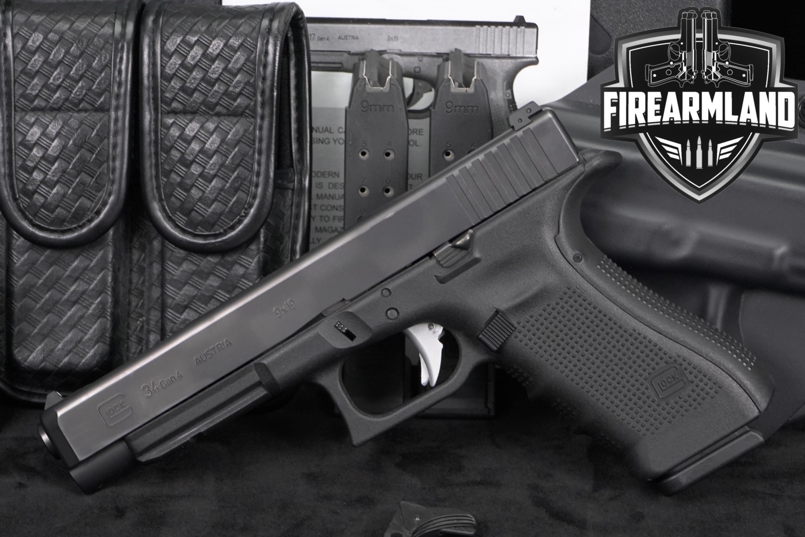 Glock G34 Gen 4 9mm Luger Black in Very Good Condition Thumbnail