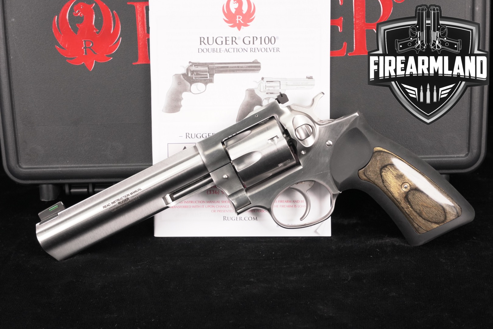2023 Sturm Ruger GP100 .357 Mag. Satin Stainless in Very Good Condition Thumbnail