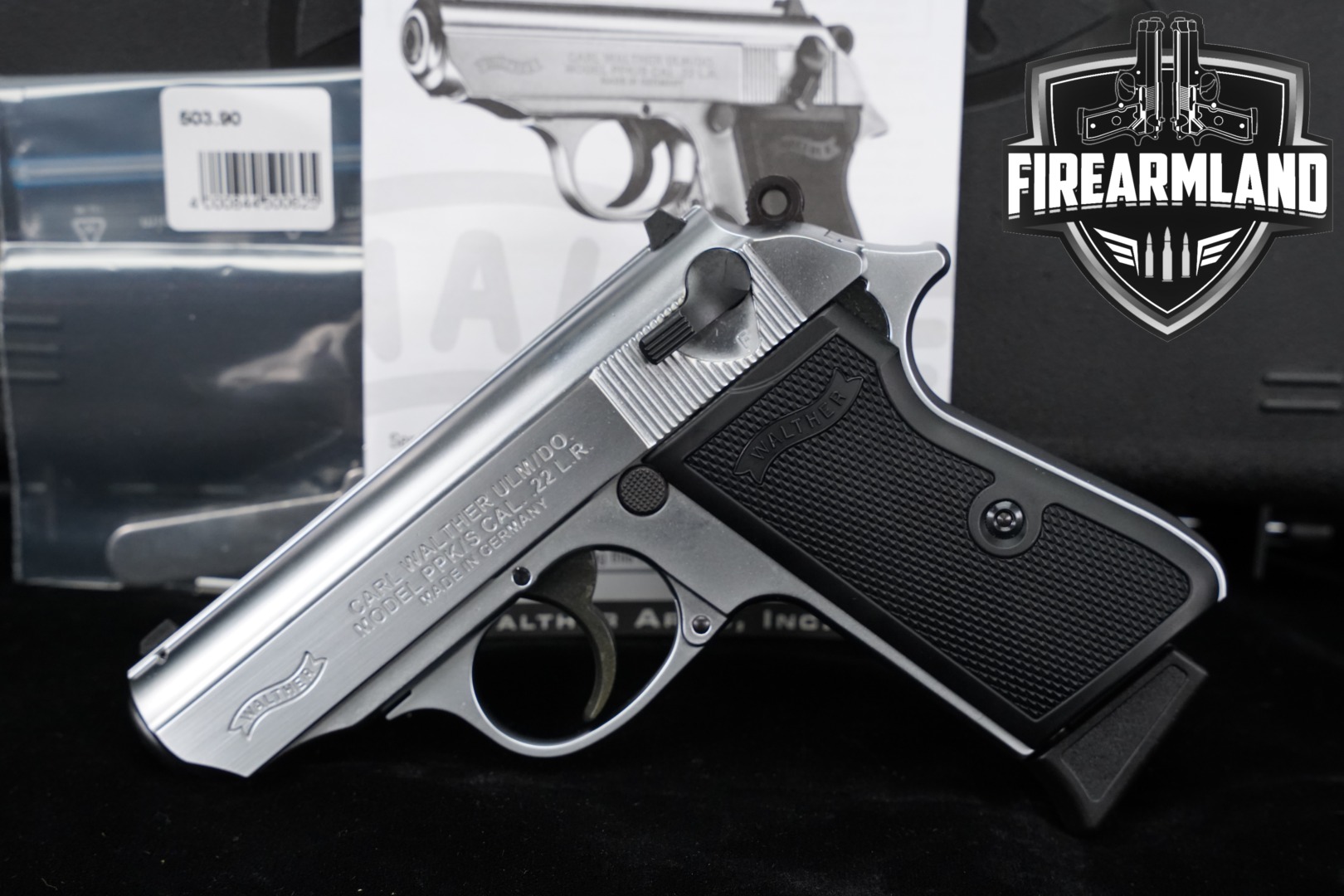 2024 Walther PPK/S .22 LR .22 LR Nickel in Excellent Condition Thumbnail