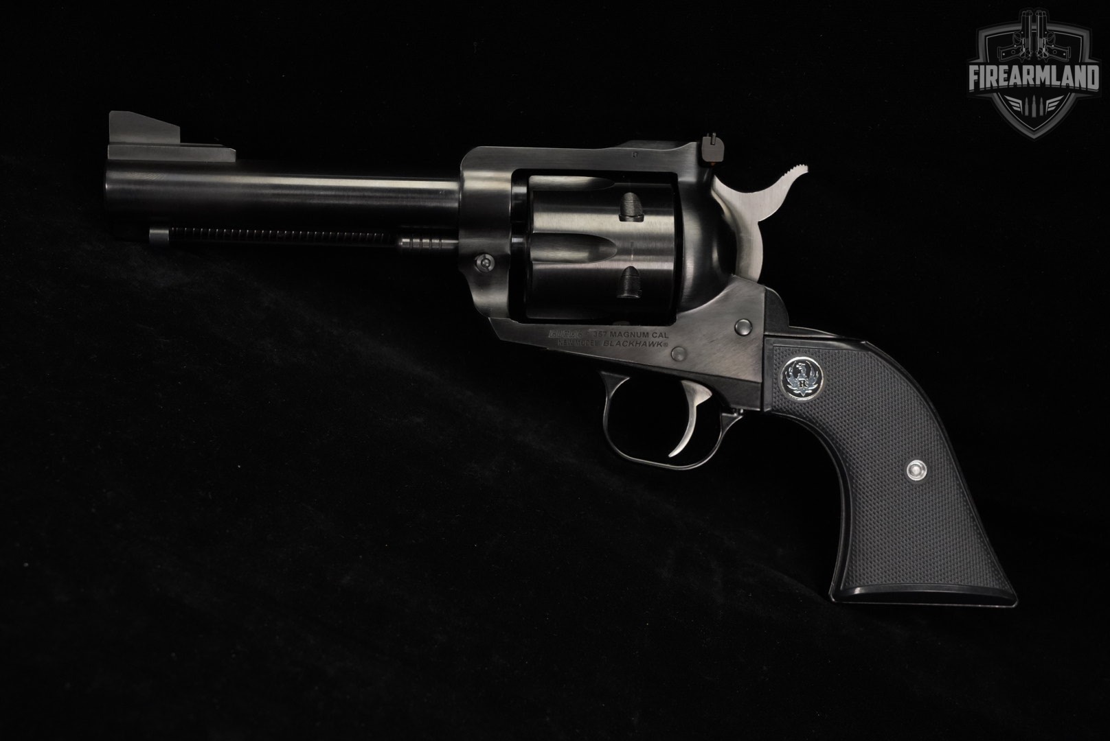Ruger New Model Blackhawk 357 Magnum 4.62 Blued +ORIG CASE-img-3