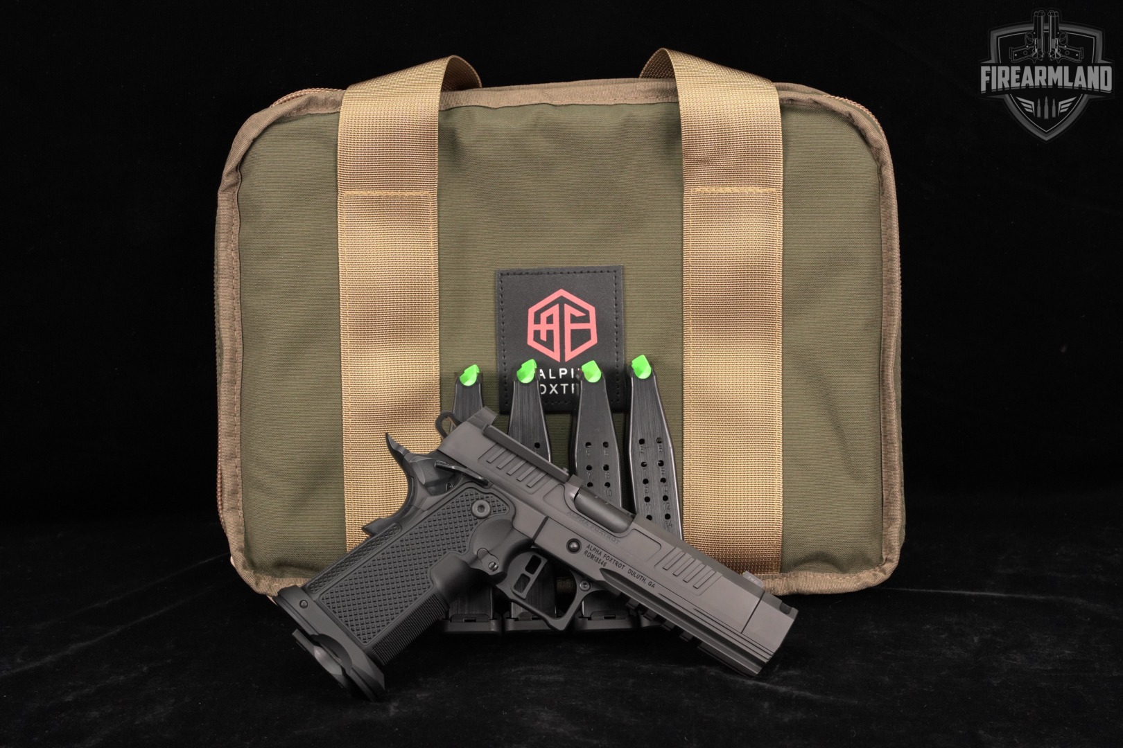 Alpha Foxtrot AF1911 Romulus Comp 9mm AF-1911 2011 +5 MAGS & ORIG CASE-img-2