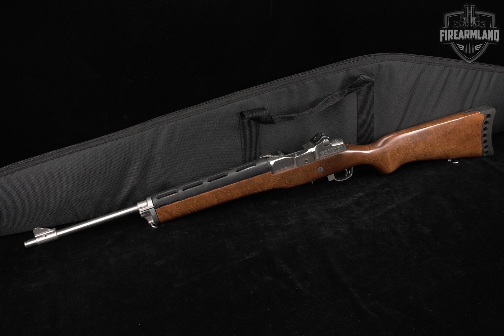PRE-BAN Ruger Mini-14 223 Rem 18.5" Stainless & Hardwood Mini14-img-2