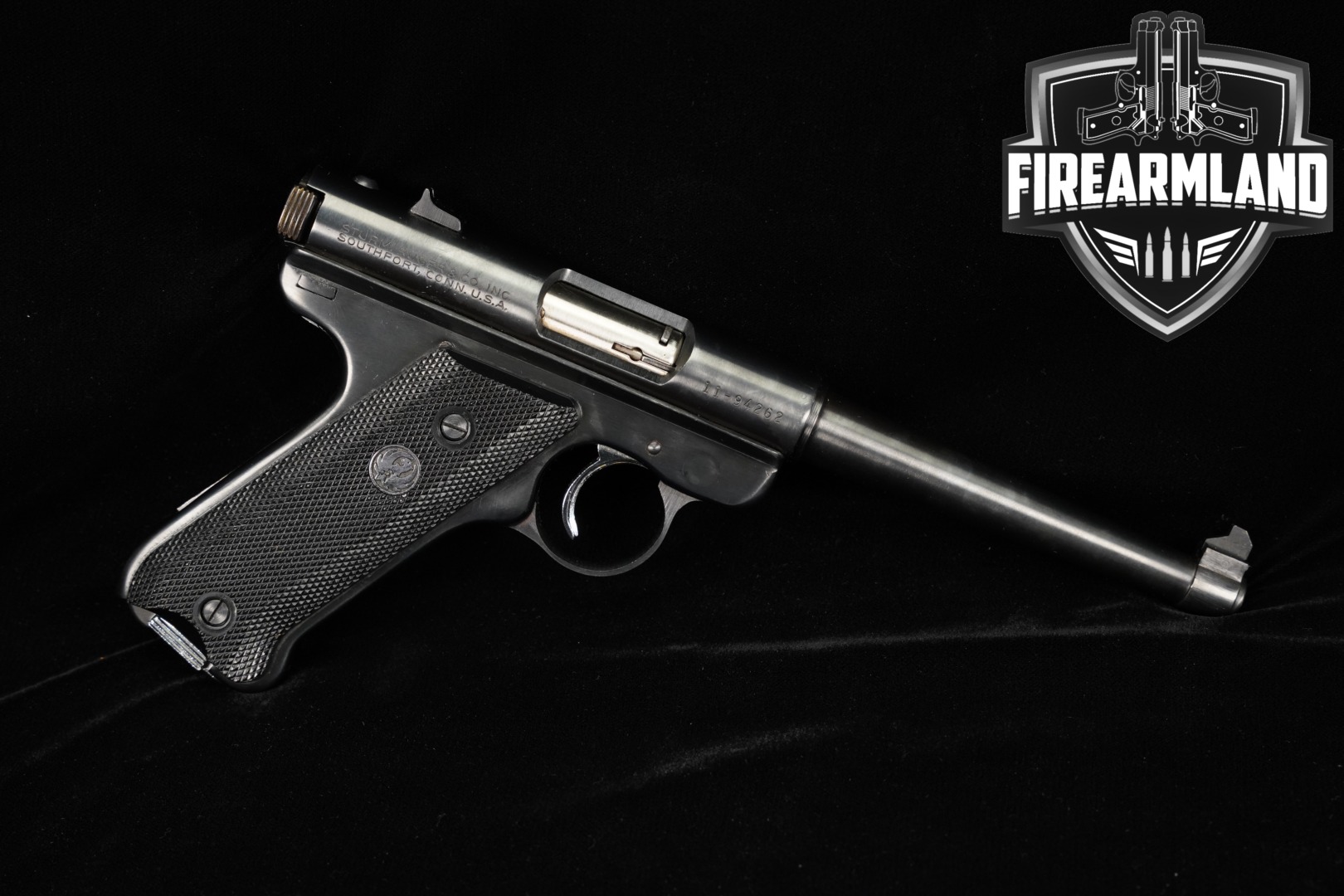 1973 Sturm Ruger Standard Model Mark I .22 LR Blued in Very Good Condition Thumbnail