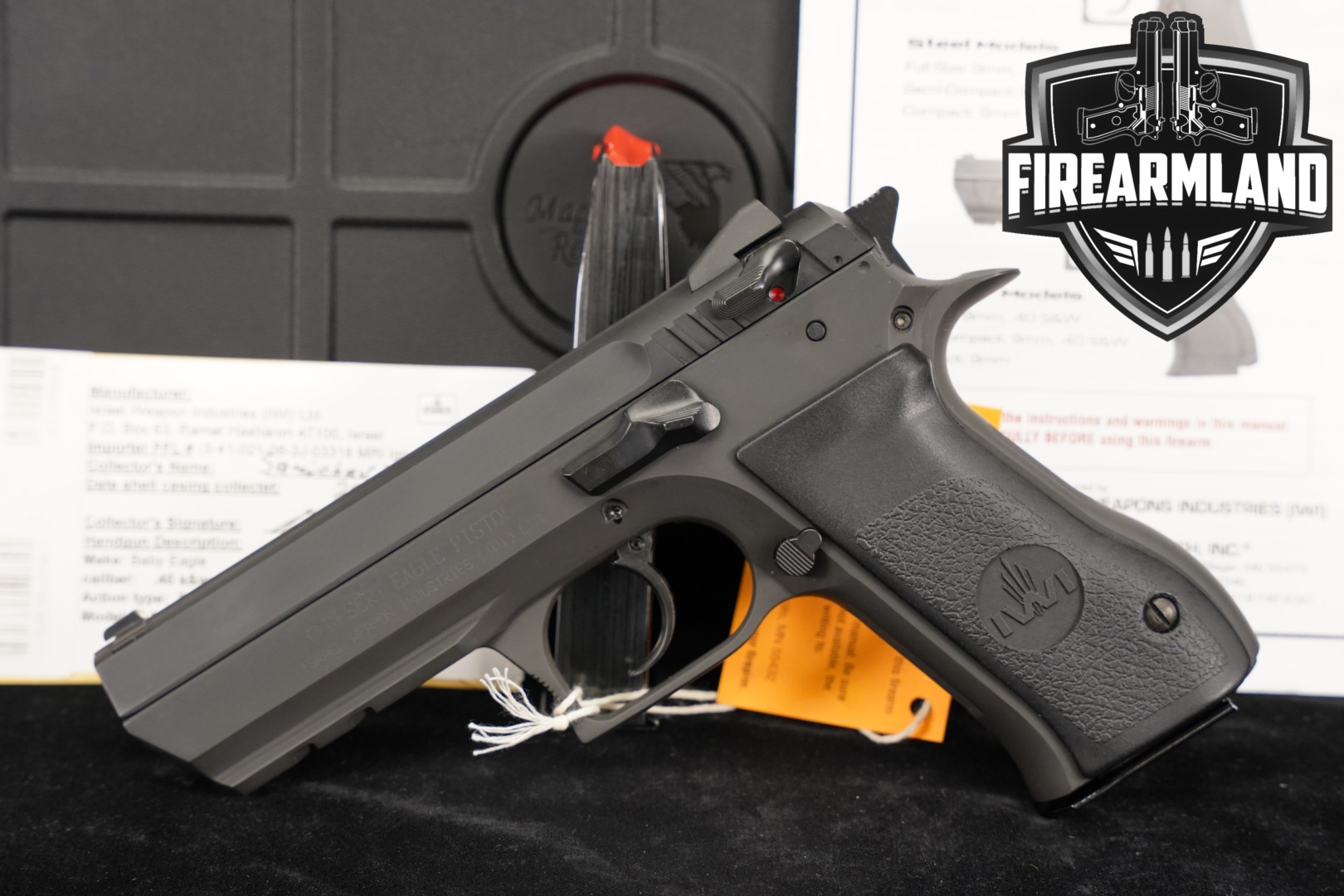 Israel Weapon Industries (IWI) Jericho 941R Baby Desert Eagle II .40 S&W Black in Excellent Condition Thumbnail