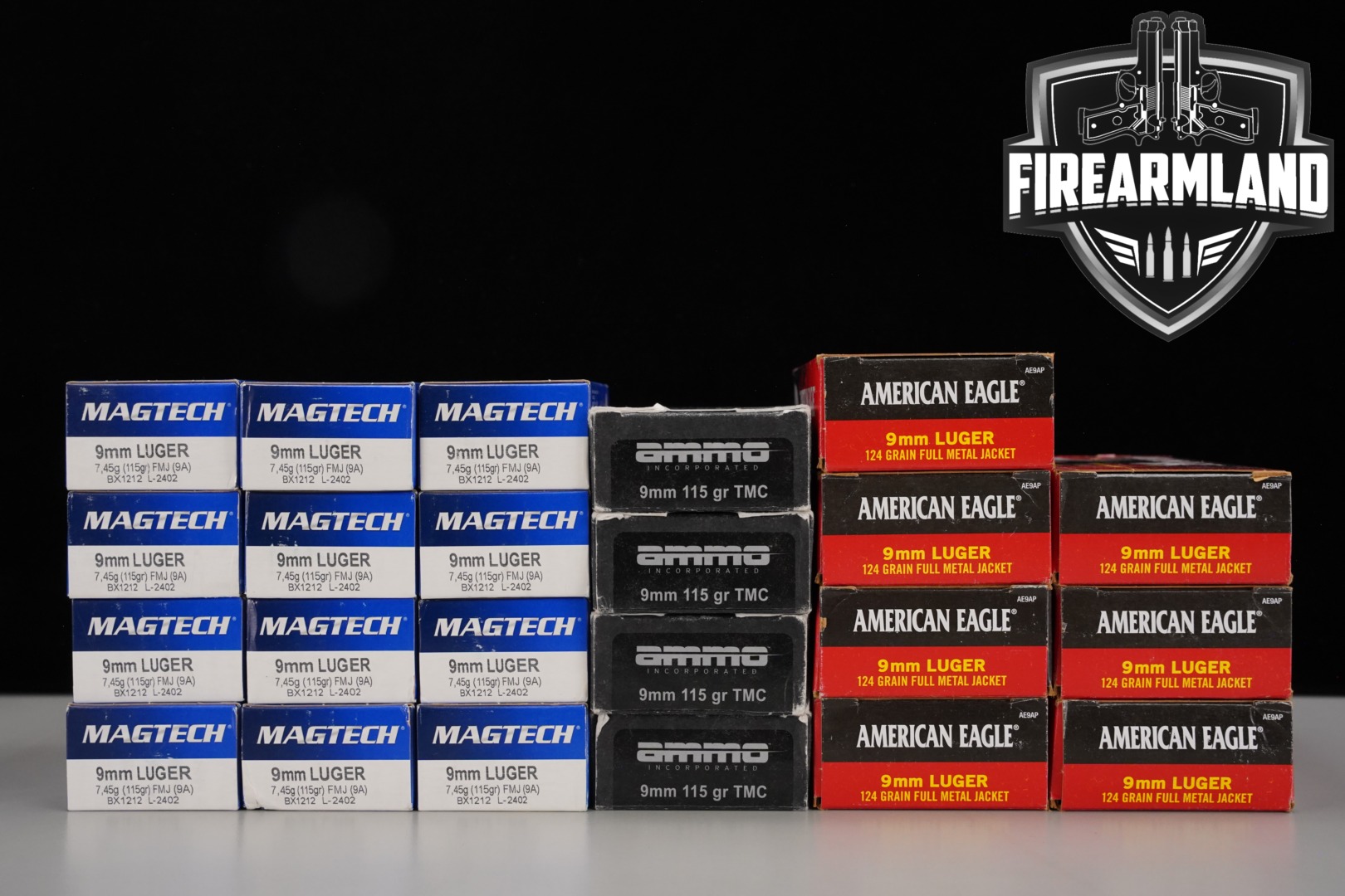 Multiple Manufacturers 9 MM Ammo 9mm Luger in New - Old Stock Condition Thumbnail