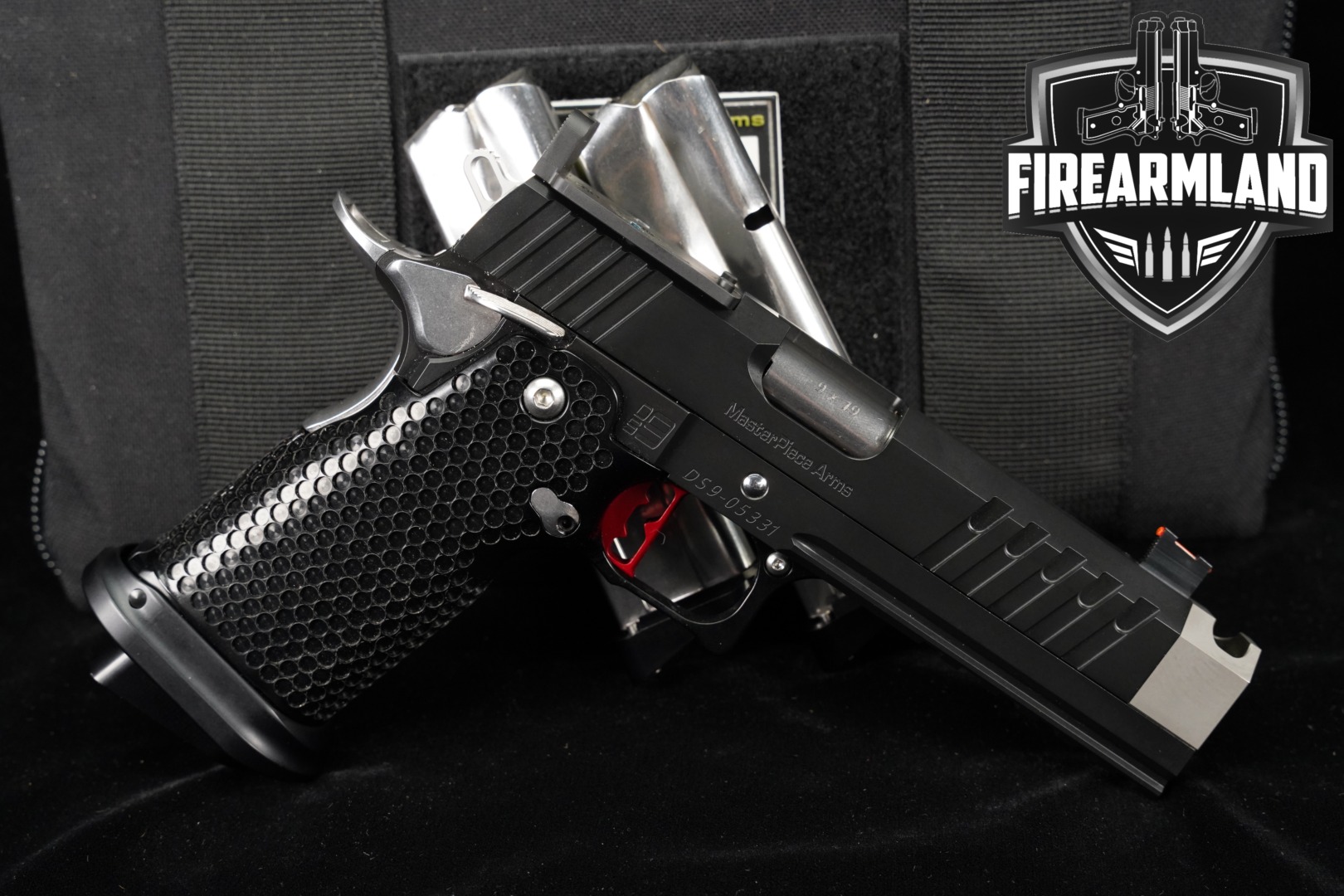 MasterPiece Arms MPA DS9 Hybrid IDPA-V2 9mm 1911 2011 COMP +3 MAGS & CASE-img-0