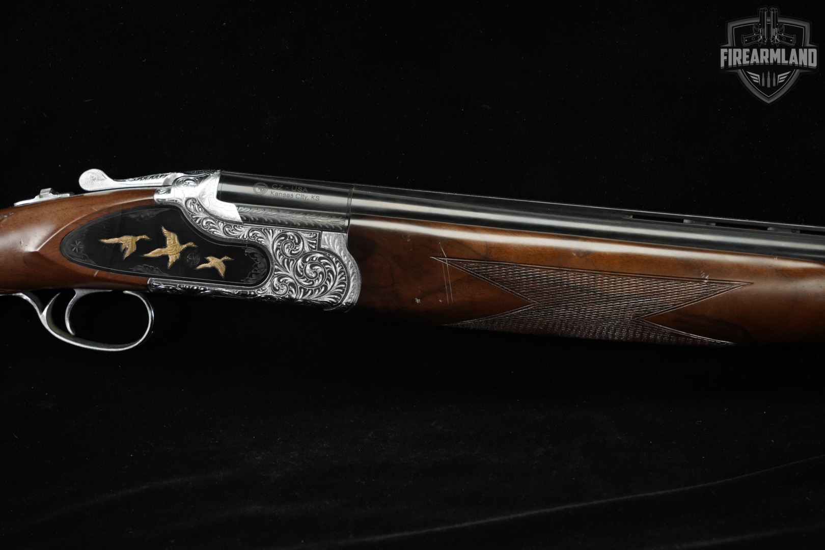 CZ Wingshooter 12-Gauge 28" Two-Tone Silver & Blued 3" VENT-RIB-img-4