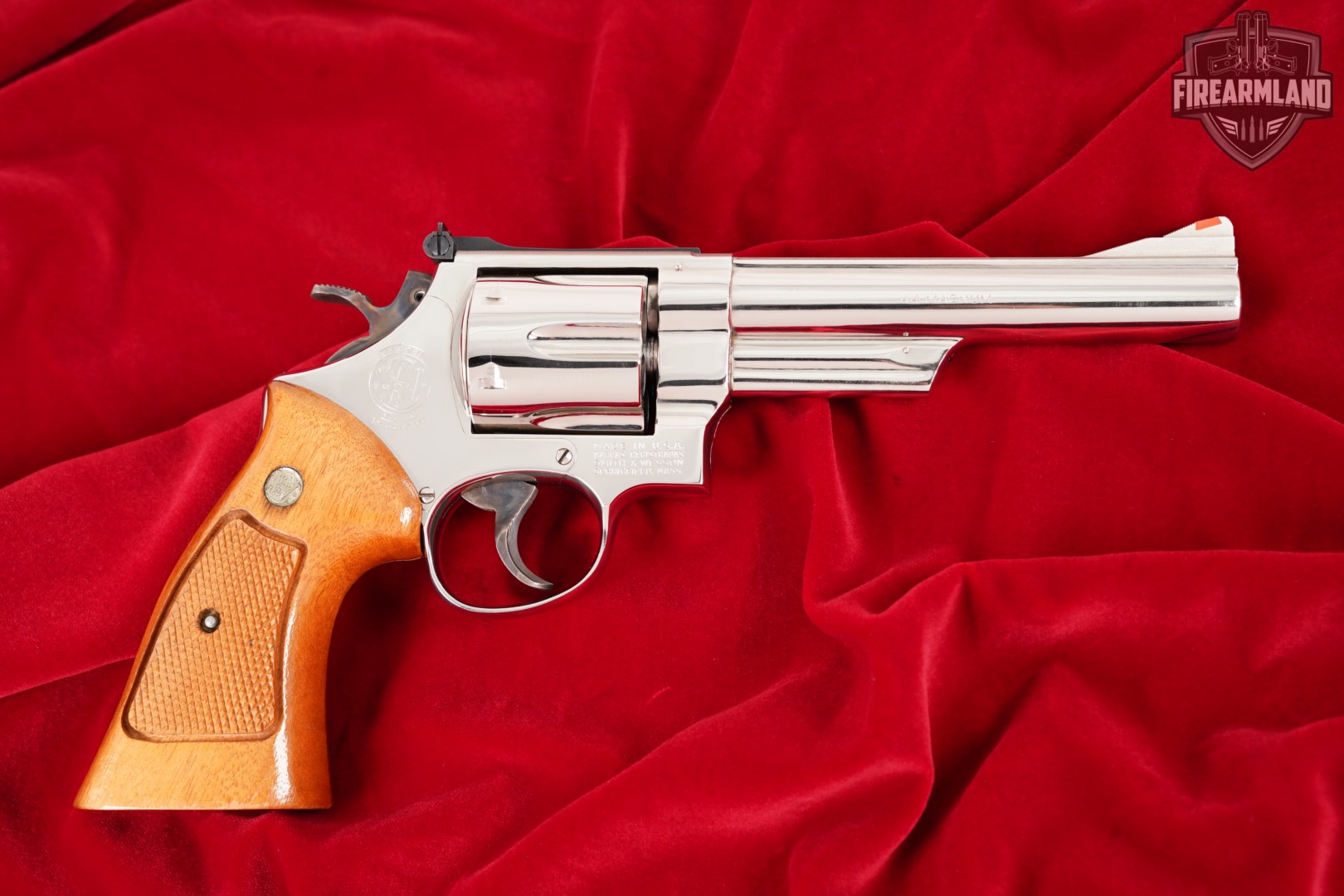 1979 Smith & Wesson Model 29-2 S&W 44 Rem Mag 6" Bright Nickel M29 DA/SA-img-3