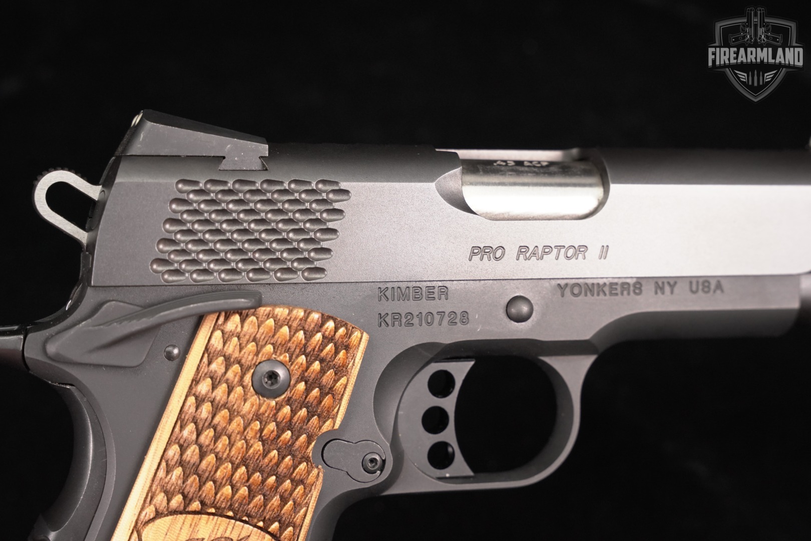 Kimber Pro Raptor II Custom Shop 45 ACP 1911 4" +2 MAGS & ORIG CASE-img-13