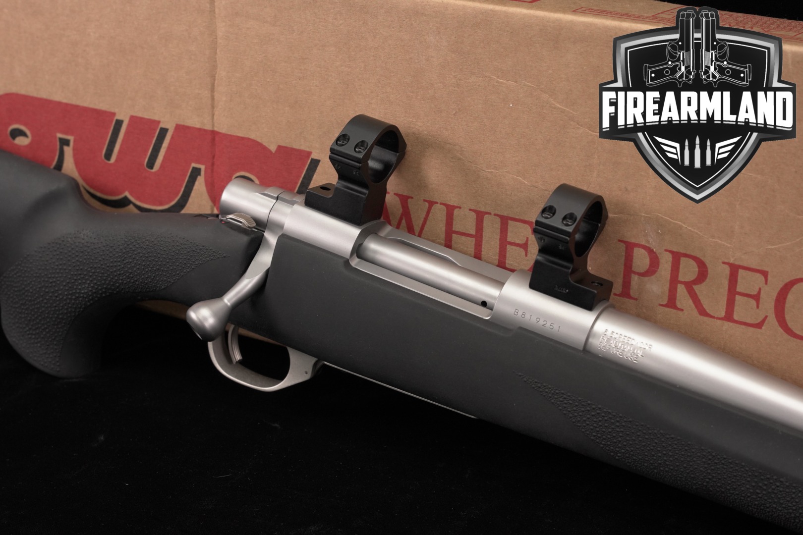 Howa Model 1500 6.5 Creedmoor Matte Stainless & Synthetic in Very Good Condition Thumbnail