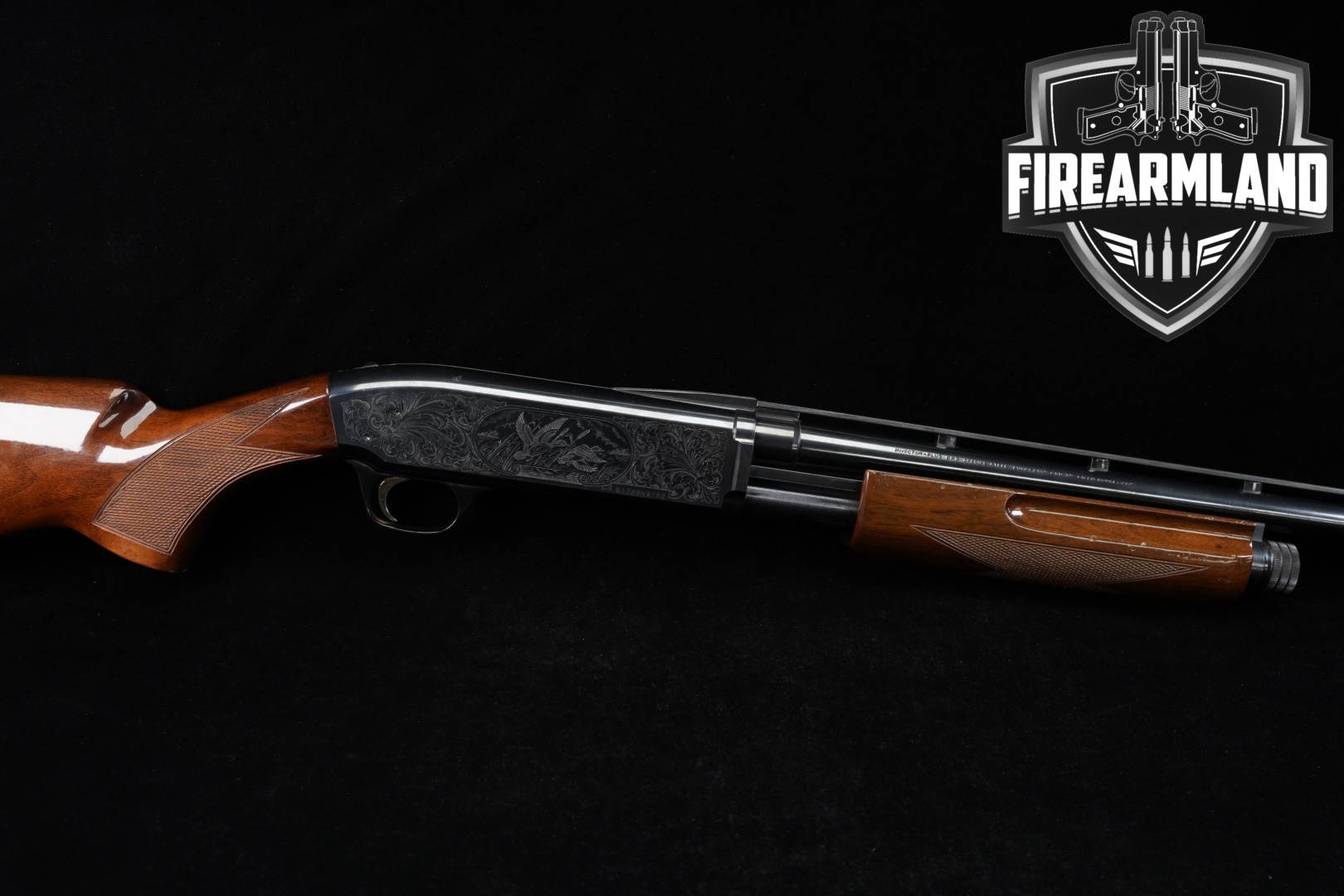 Browning BPS Field, Engraved Receiver 20 Gauge Polished Blued & Walnut in Very Good Condition Thumbnail
