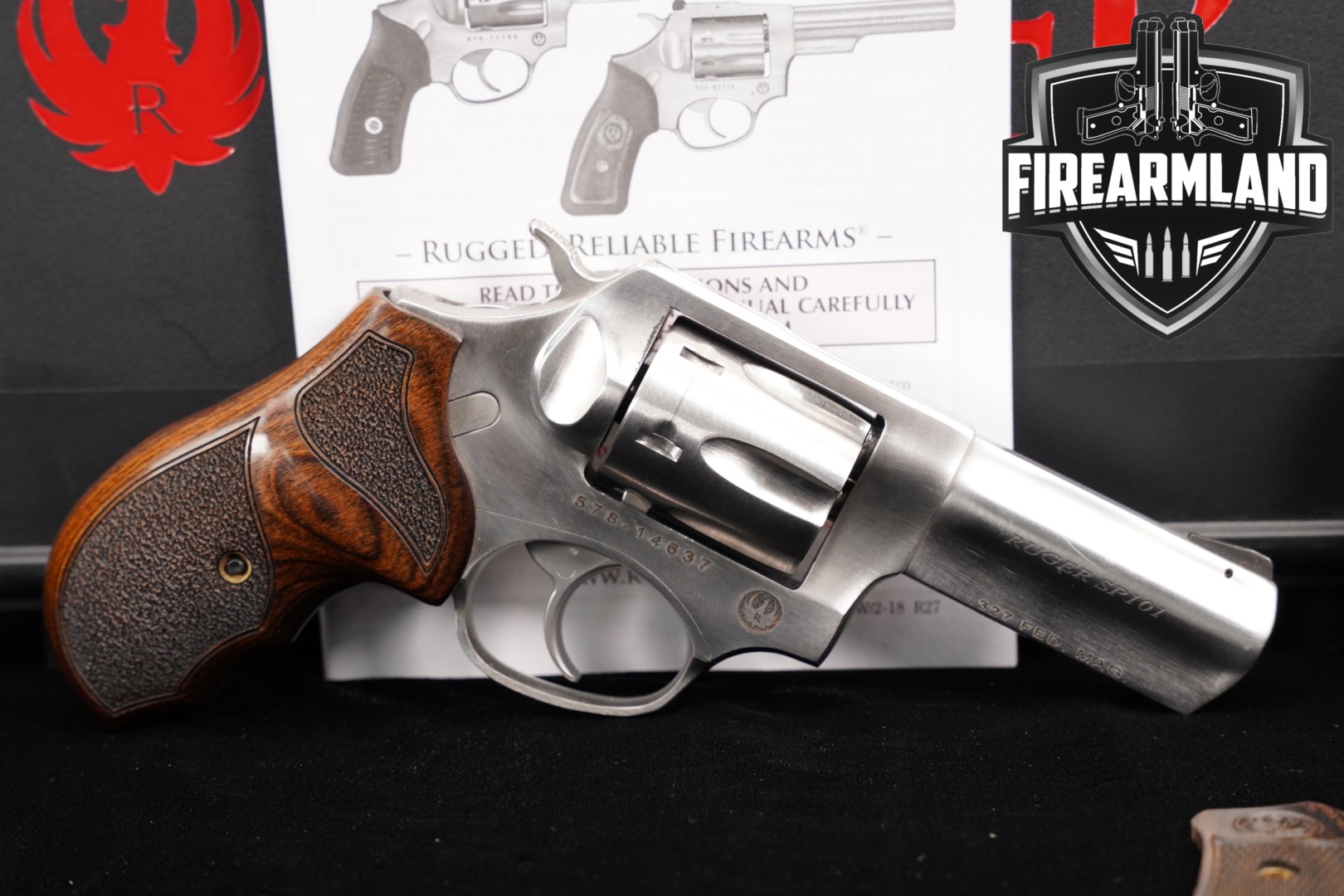 2020 Sturm Ruger SP101 .327 Federal Magnum .327 Federal Magnum Satin Stainless in Very Good Condition Thumbnail