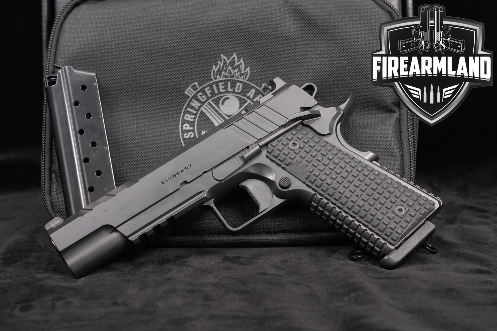 Springfield Armory 1911 Emissary Government 9mm Luger (9x19 Para) Stainless in Excellent Condition Thumbnail