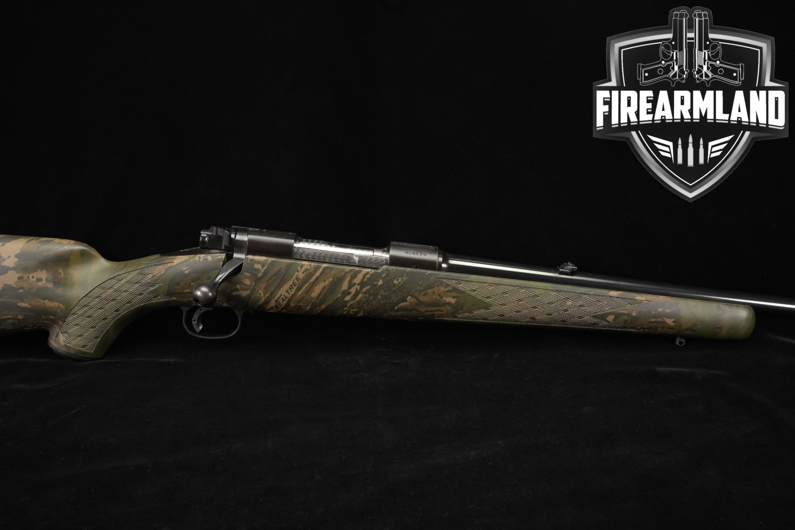 1957 Winchester Repeating Arms Model 70 Featherweight, Pre-64 .243 Win. Blued & Camo in Good Condition Thumbnail