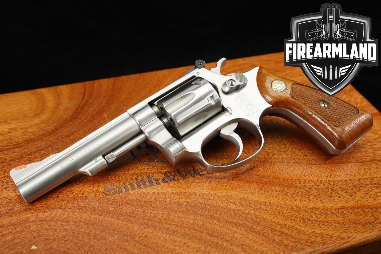 Smith & Wesson (S&W) Model 651 No Dash, Kit Gun .22 WMR Satin Stainless in Very Good Condition Thumbnail