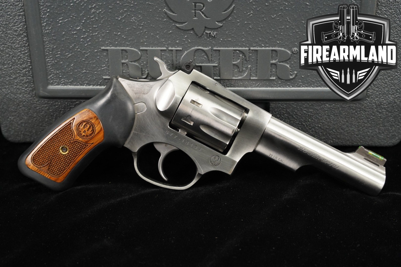 Ruger SP101 22LR 4.2 Satin Grey SP-101 +ORIG BOX-img-0