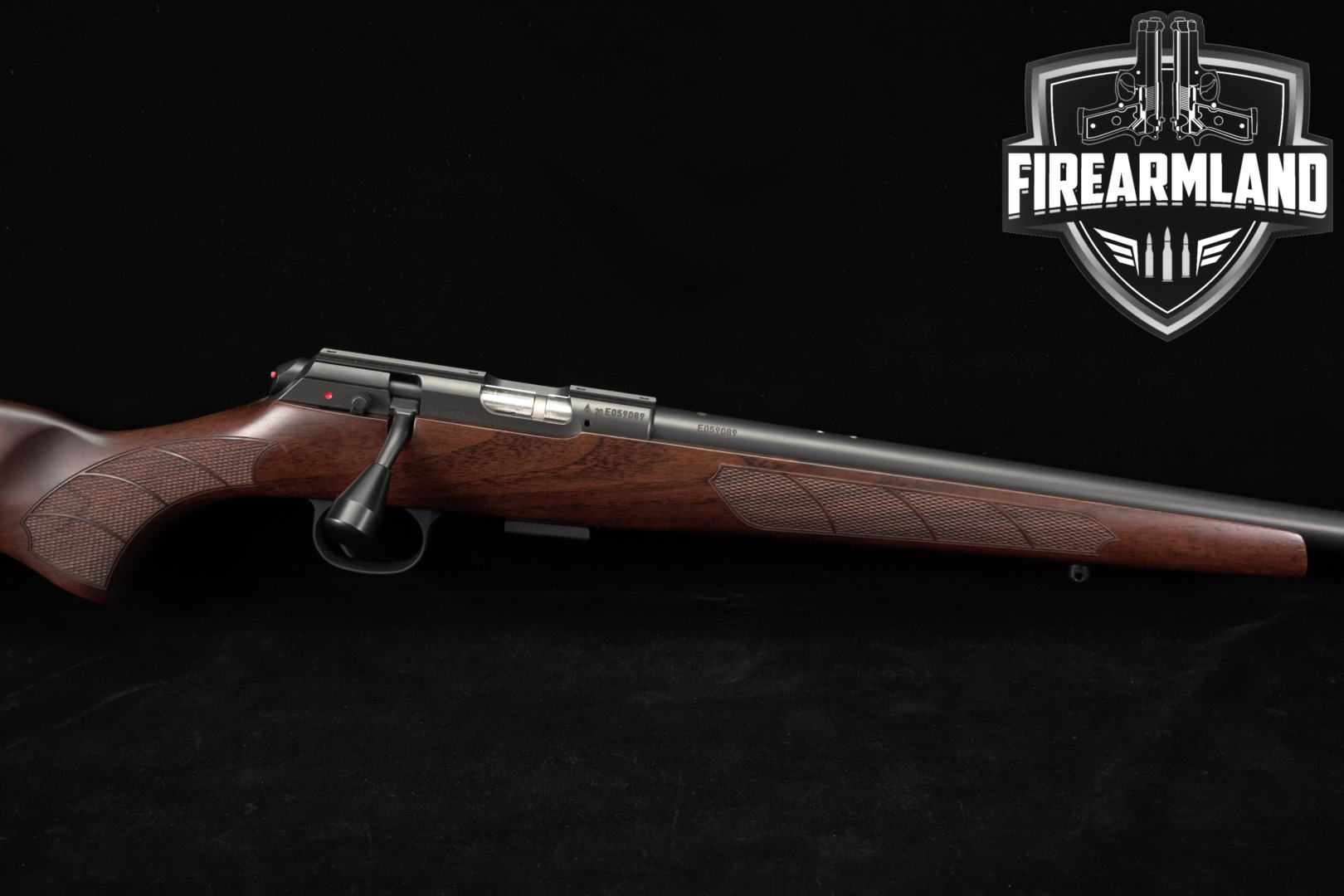 CZ 457 American .22 LR Blued & Walnut in Good Condition Thumbnail