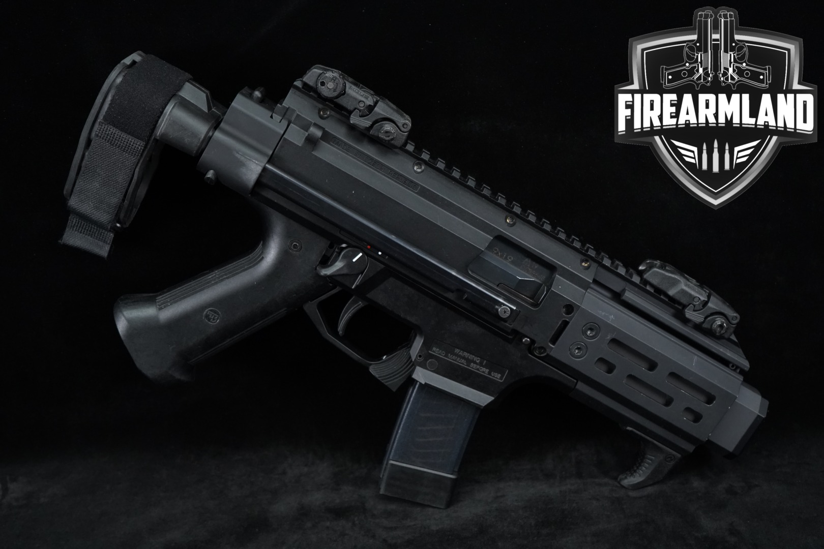 CZ Scorpion EVO 3 S2 Pistol Micro w/ Brace 9mm Luger Black in Very Good Condition Thumbnail