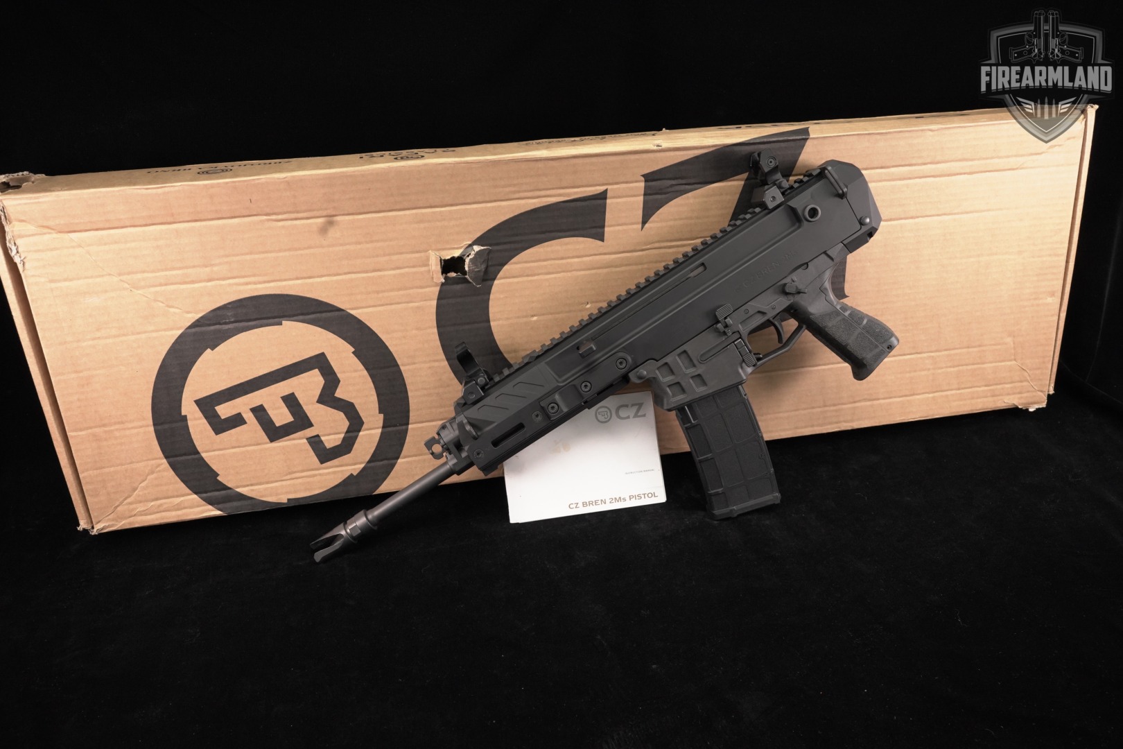 CZ BREN 2 Ms Pistol 5.56 NATO 11" Short-Stroke Piston +ORIG BOX-img-2