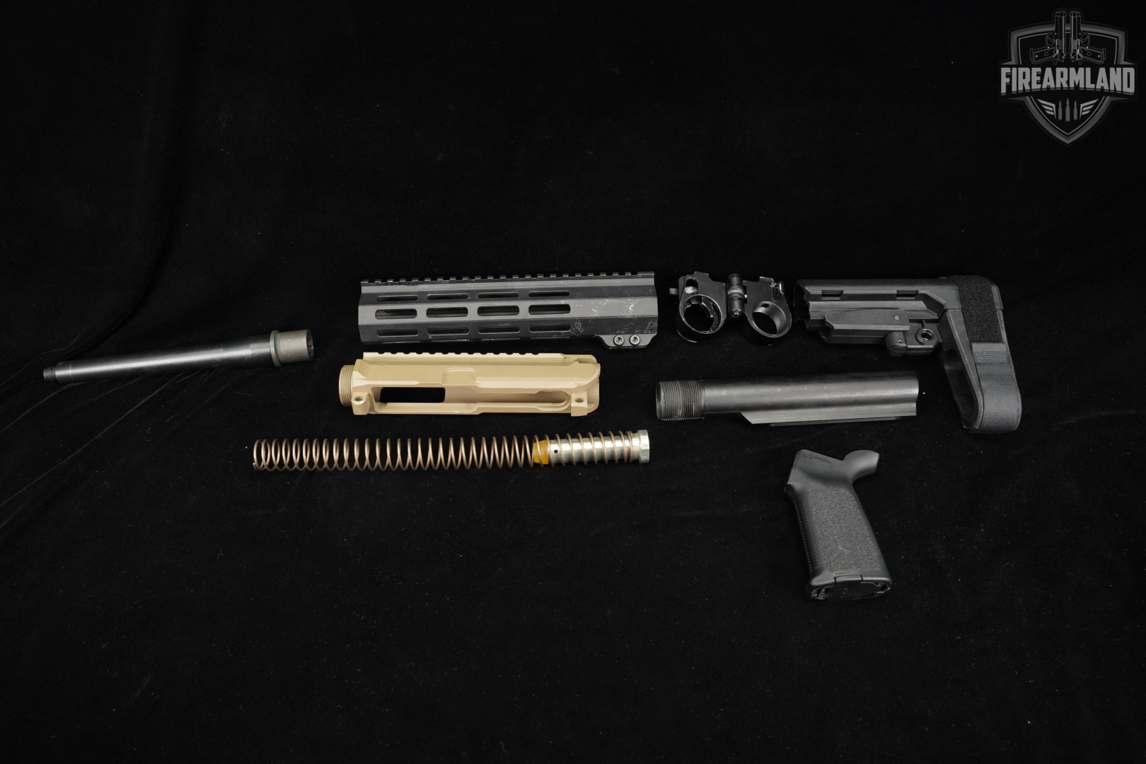 AR15 AR9 Upper Receiver Parts 9mm Luger 8" AR-15 9 Barrel Handguard Brace-img-2