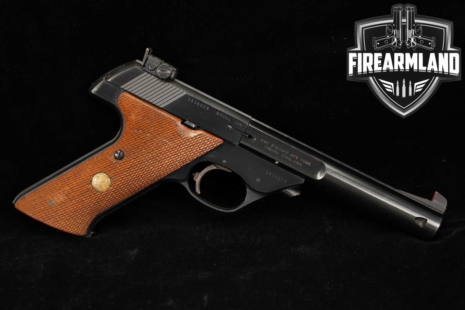 High Standard Supermatic Citation Model 104 .22 LR Blued in Good Condition Thumbnail