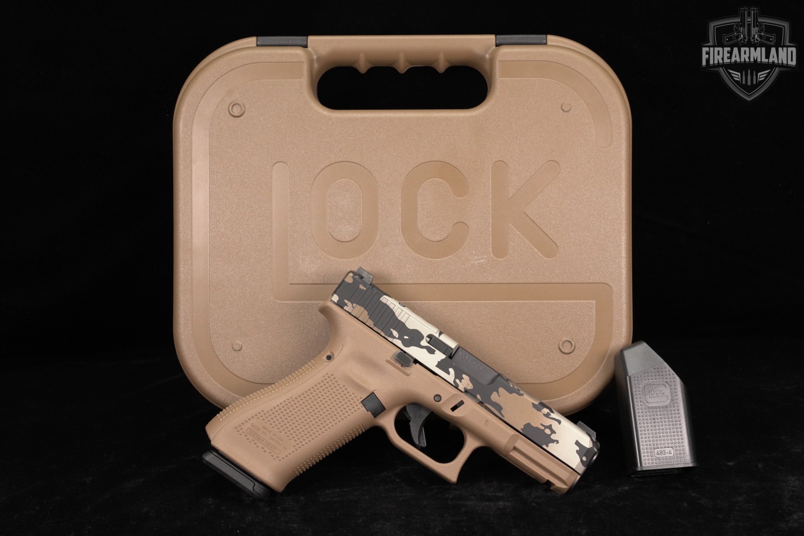 Glock 19X MOS G19X V Series 9mm 4.02" Coyote Tan +ORIG CASE-img-2