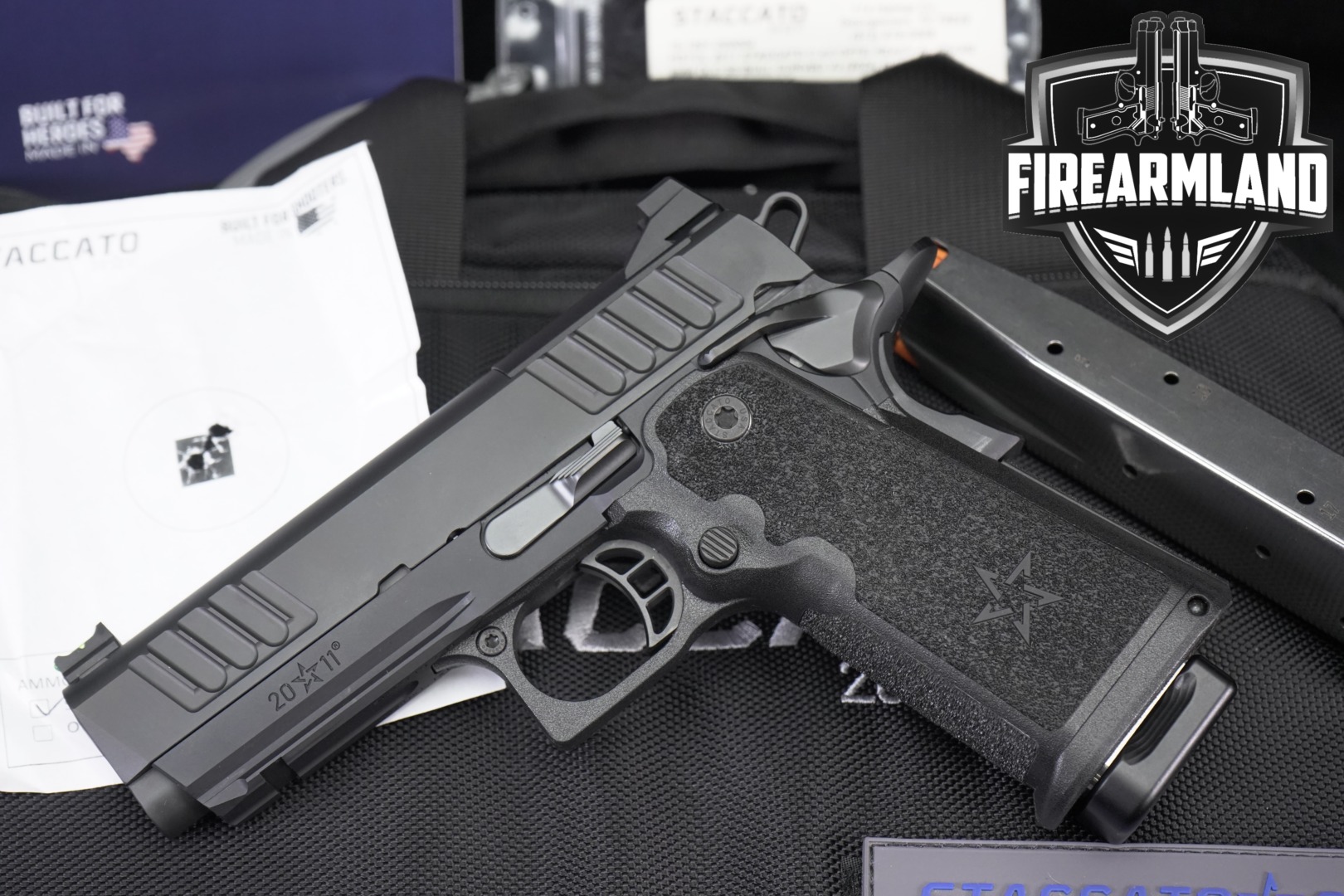 Staccato (STI) C V3, Full-Size Grip 9mm Luger Black in Excellent Condition Thumbnail