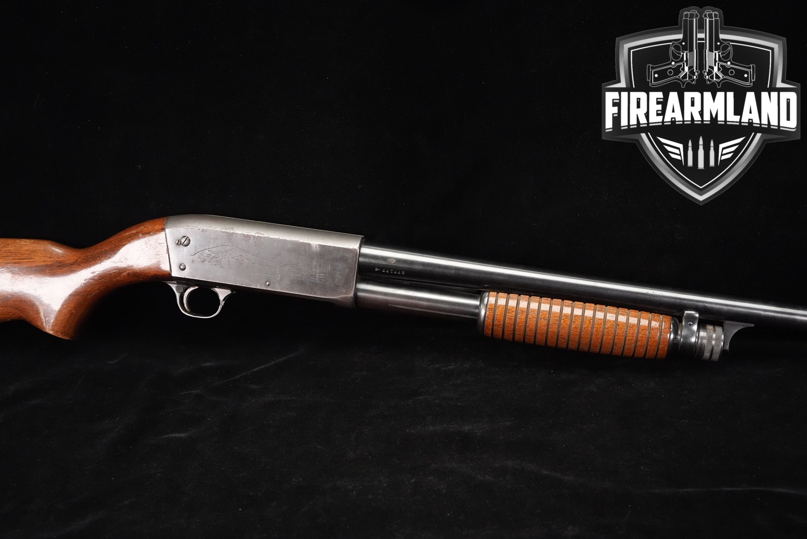Ithaca Model 37 Featherlight 12-Gauge 28" Blued & Walnut M37 Slam-Fire-img-0