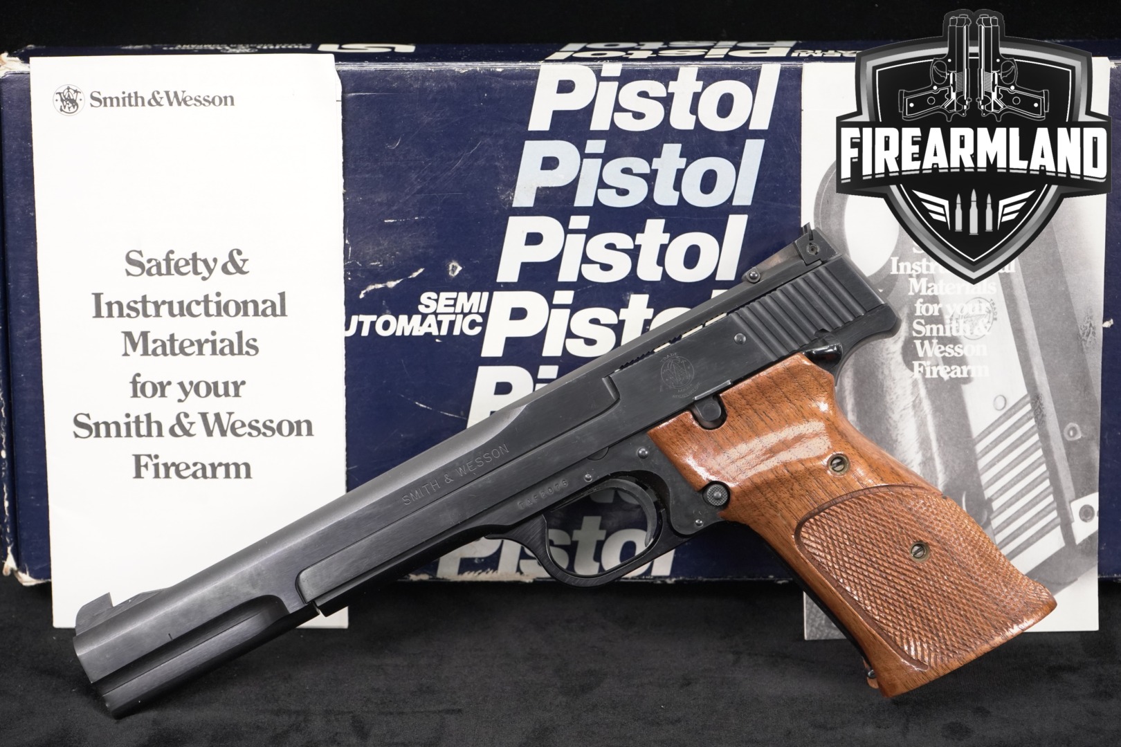 1985 Smith & Wesson (S&W) Model 41 .22 LR Blued in Very Good Condition Thumbnail