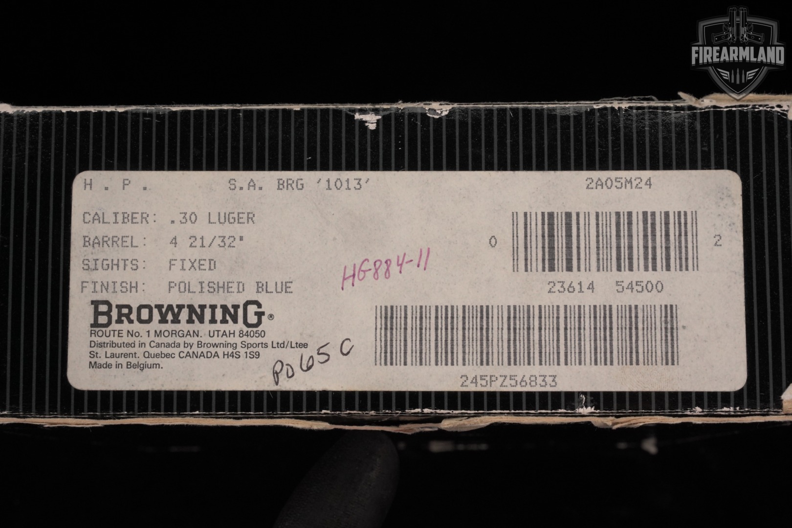 1981 Browning Hi-Power Standard Pre-Mark II 30 Luger Hipower +ORIG BOX-img-16