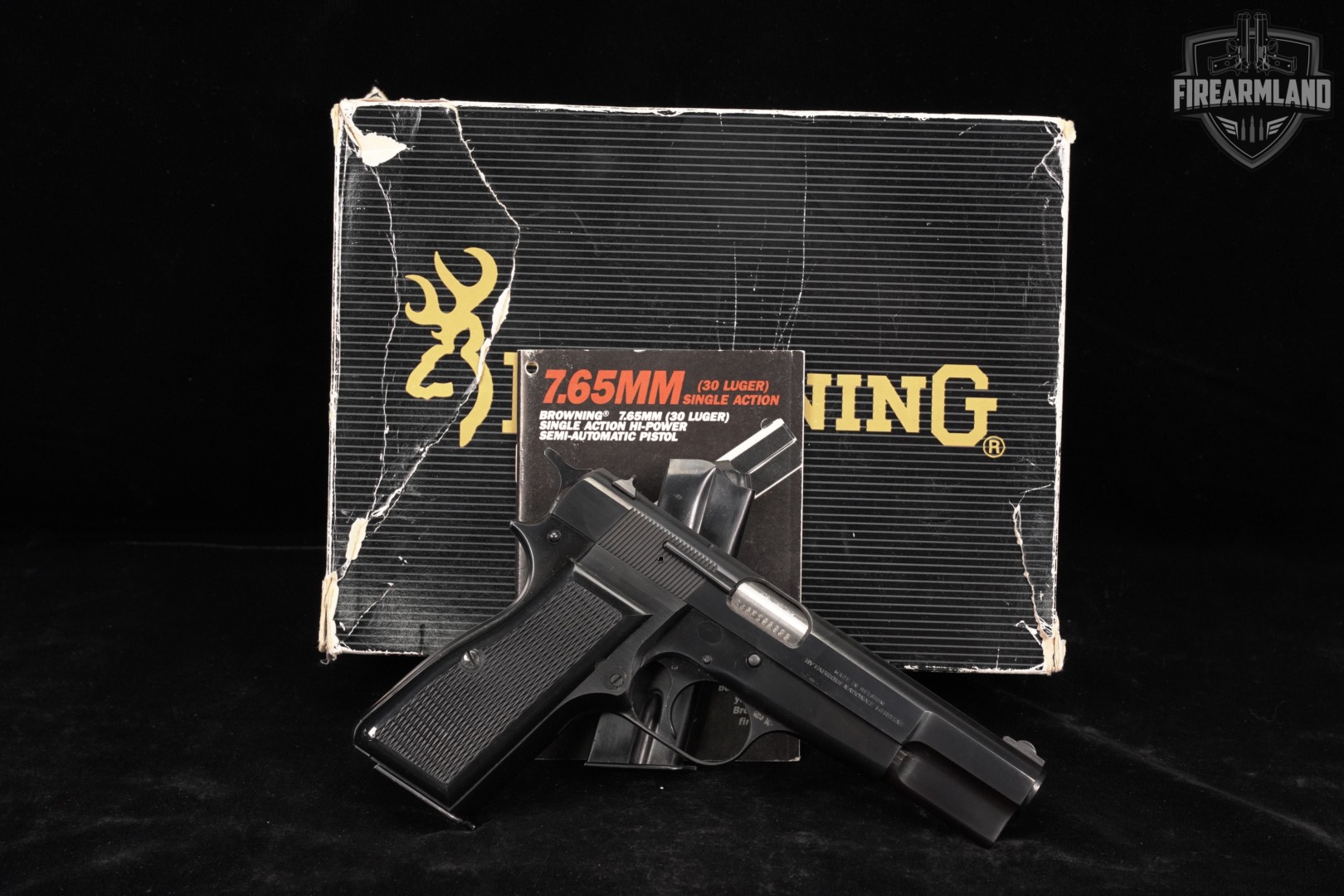 1981 Browning Hi-Power Standard Pre-Mark II 30 Luger Hipower +ORIG BOX-img-2
