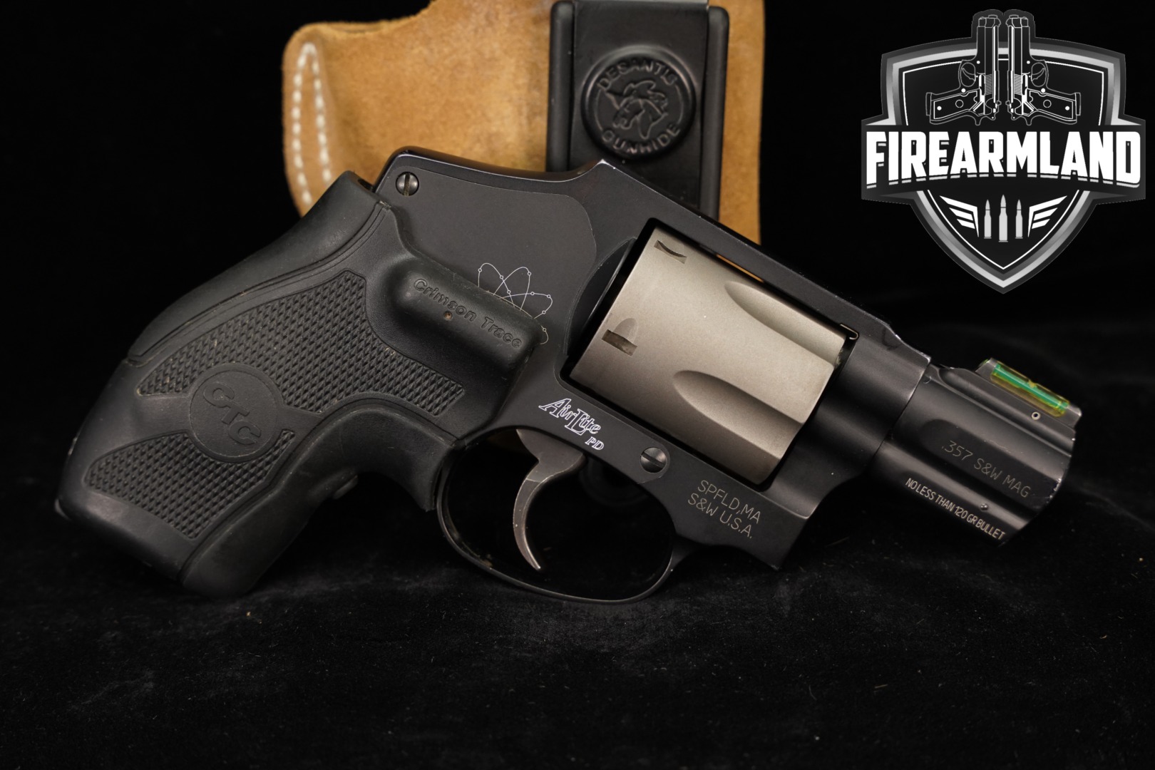 Smith & Wesson (S&W) Model 340PD AirLite PD .357 Mag. Two-Tone Black & Gray in Very Good Condition Thumbnail