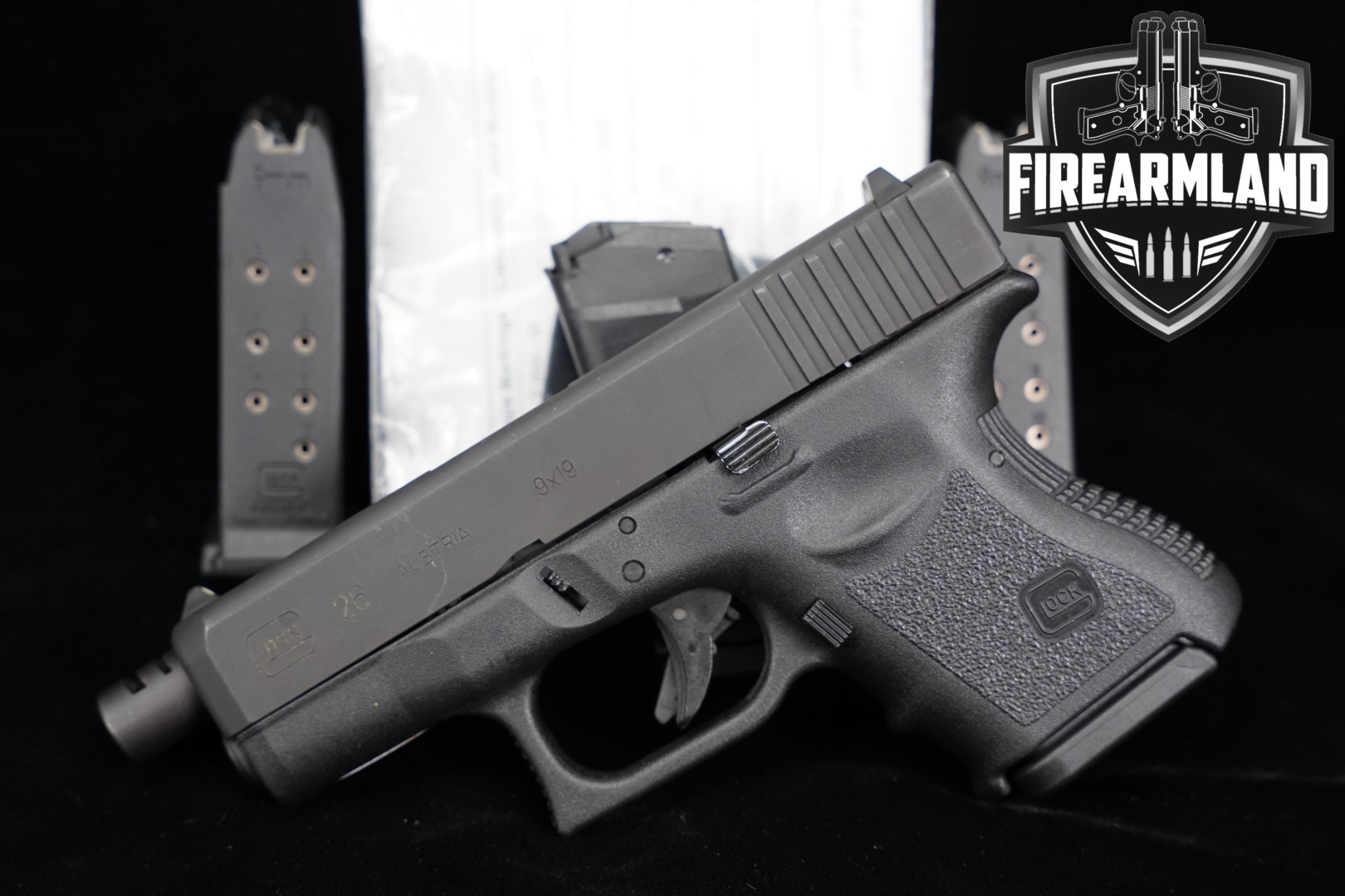 Glock G26 Gen 3 9mm Luger Black in Good Condition Thumbnail