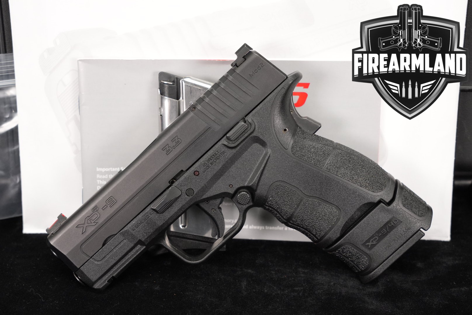 Springfield Armory XD-S Mod.2 45 ACP 3.3" XDS45 XDS +2 MAGS & ORIG CASE-img-0
