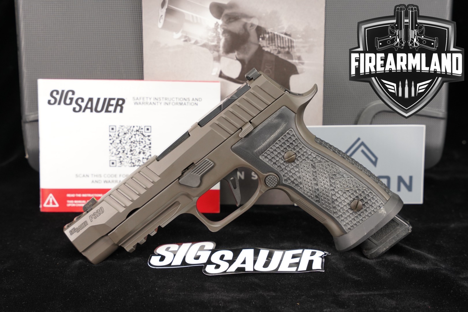 Sig Sauer P320 AXG Legion 9mm Luger Gray in Good Condition Thumbnail