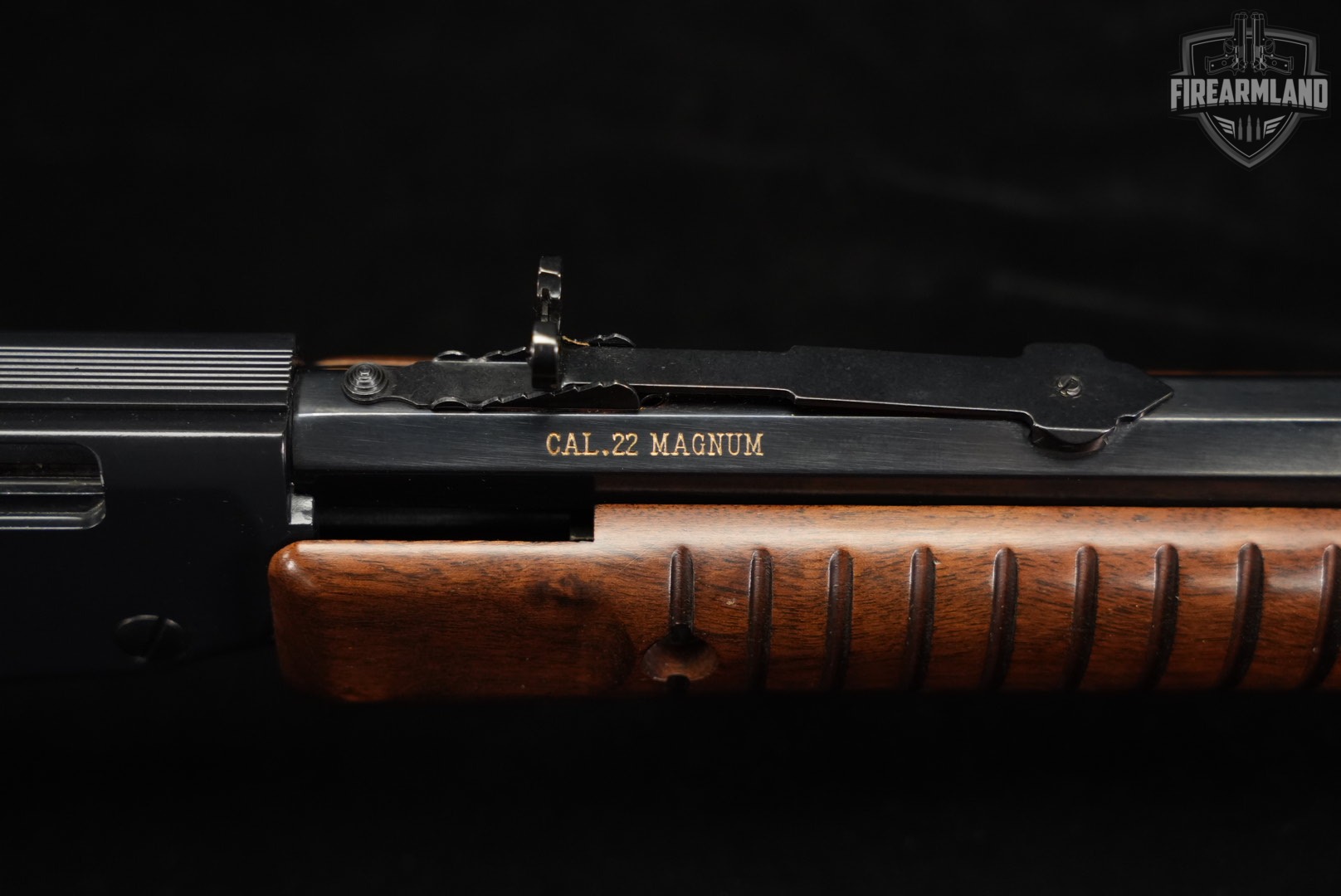 Henry Pump Action Octagon 22 Magnum / WMR 20.5" Blued & Walnut H003-TM-img-20