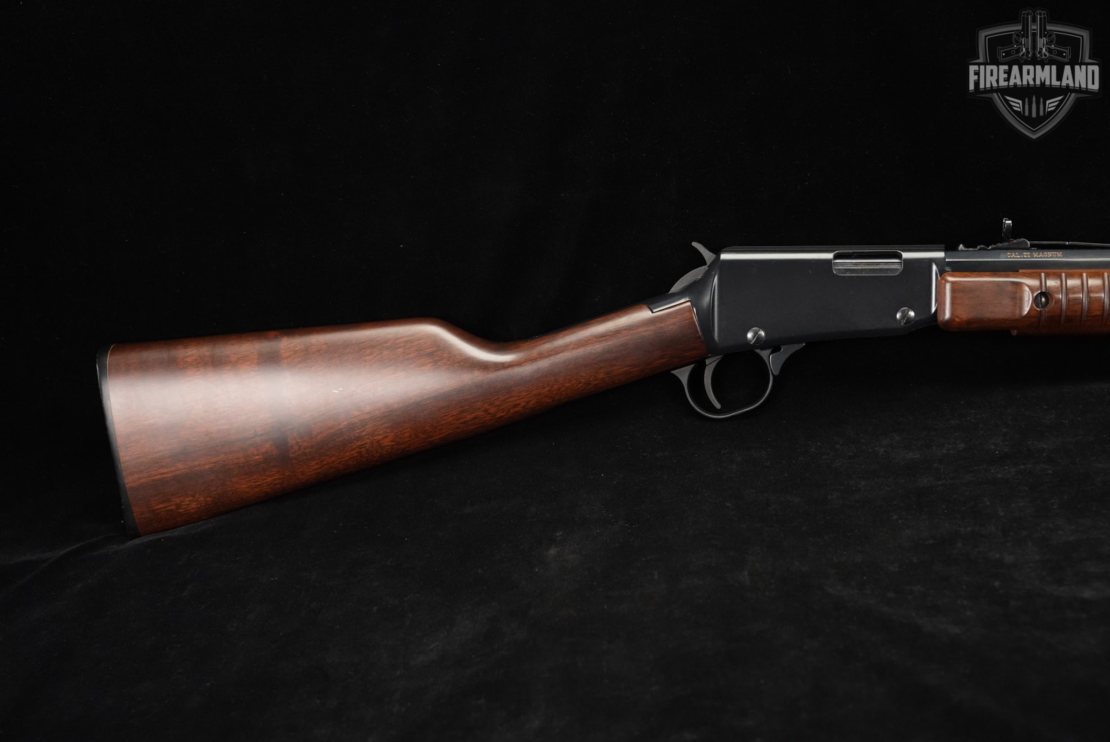 Henry Pump Action Octagon 22 Magnum / WMR 20.5" Blued & Walnut H003-TM-img-5