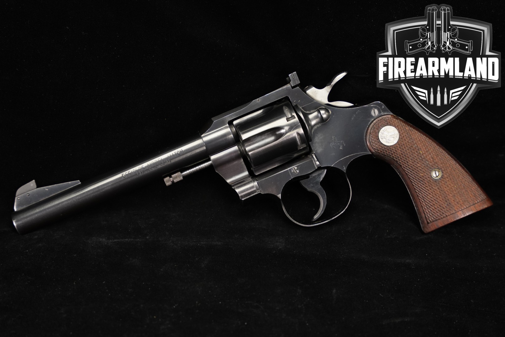 1954 Colt Officers Model Match Fifth Issue .38 Spl. Blued in Very Good Condition Thumbnail
