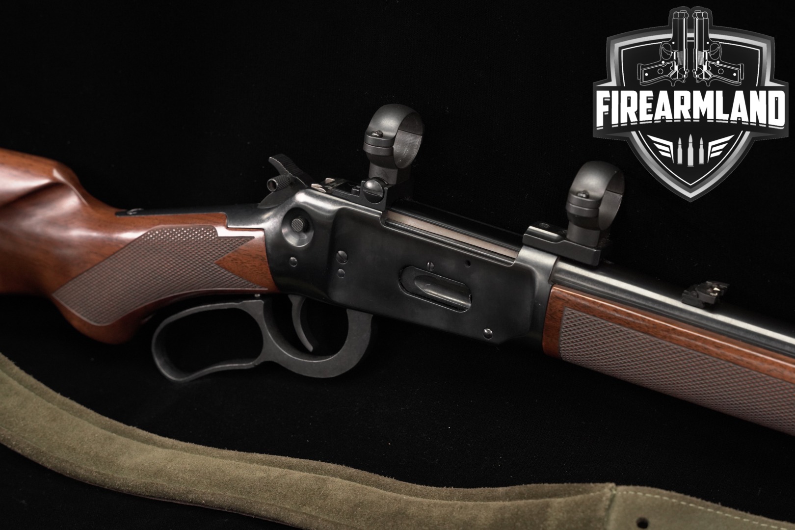 2000-2002 Winchester Repeating Arms Model 94AE Timber Carbine .444 Marlin Blued & Walnut in Very Good Condition Thumbnail