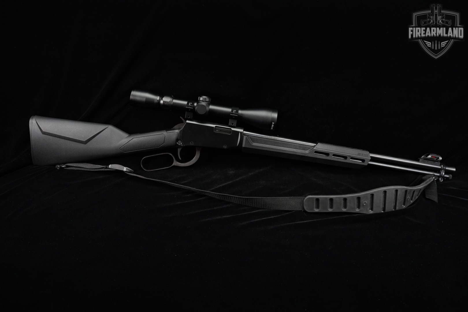 Rossi Rio Bravo 22 WMR 20" Blued & Synthetic +SCOPE-img-3