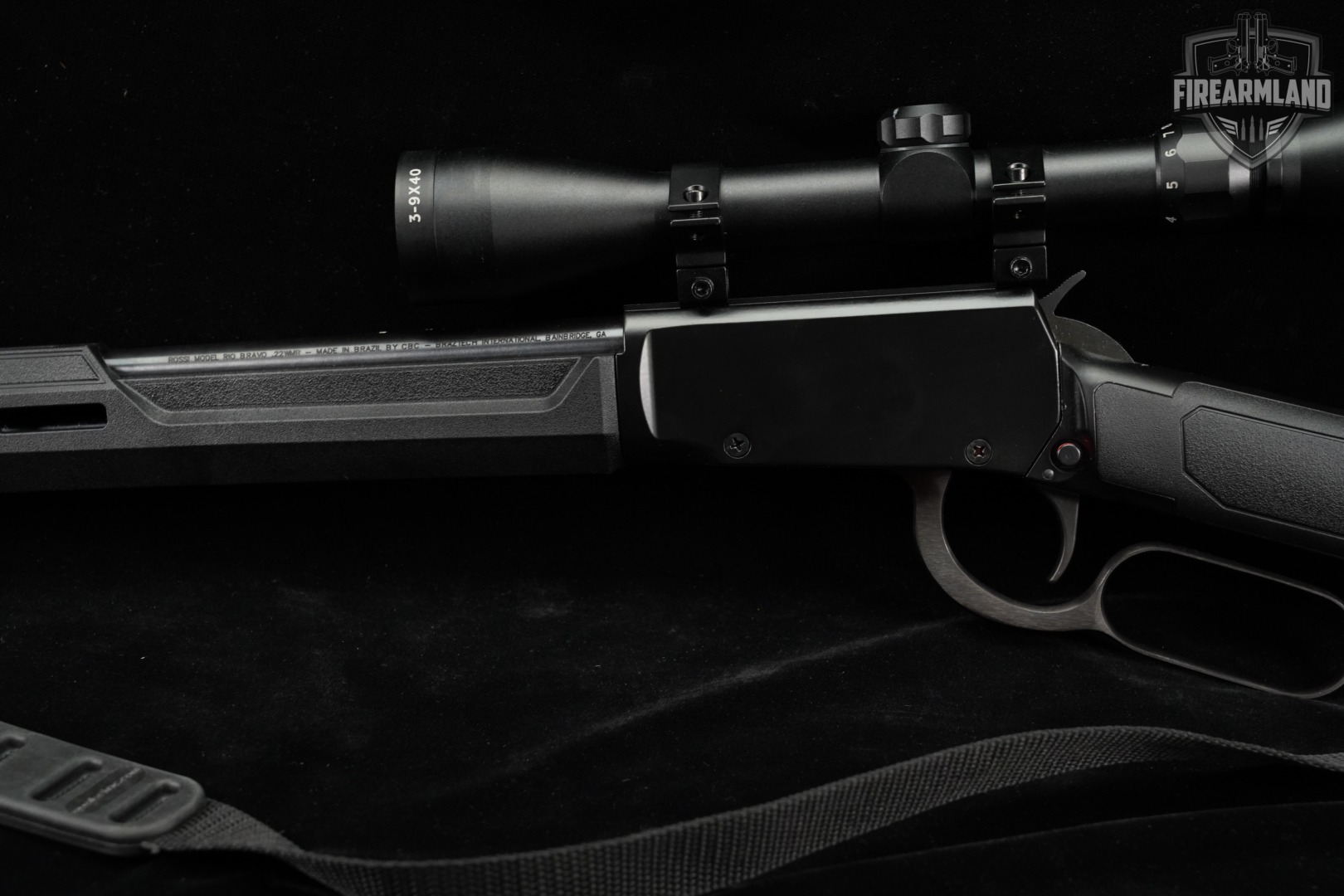 Rossi Rio Bravo 22 WMR 20" Blued & Synthetic +SCOPE-img-8
